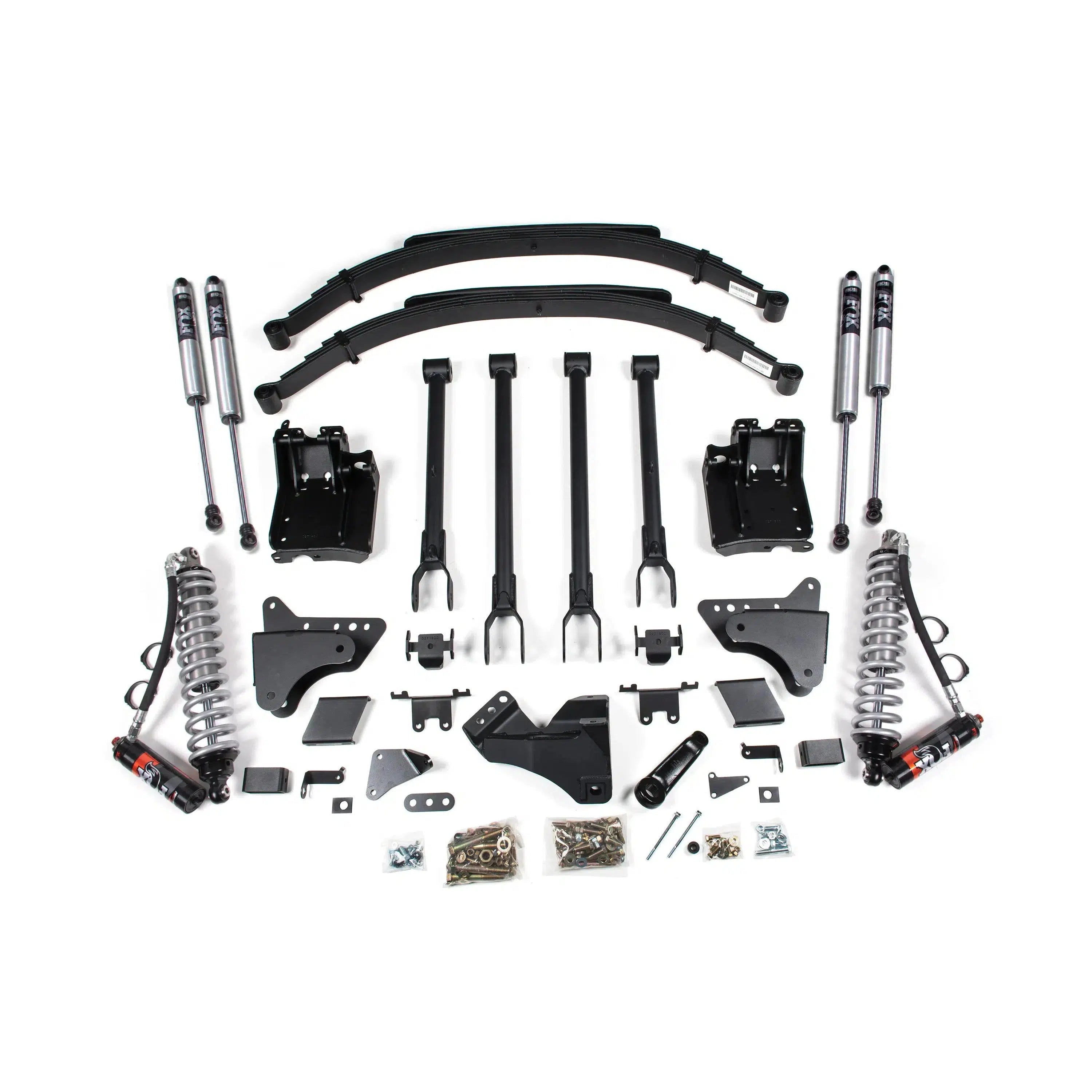 2011-2016 Powerstroke 6" 4-Link Lift Kit w/ Fox Coilovers (BDS596FPE)-Lift Kit-BDS-Dirty Diesel Customs