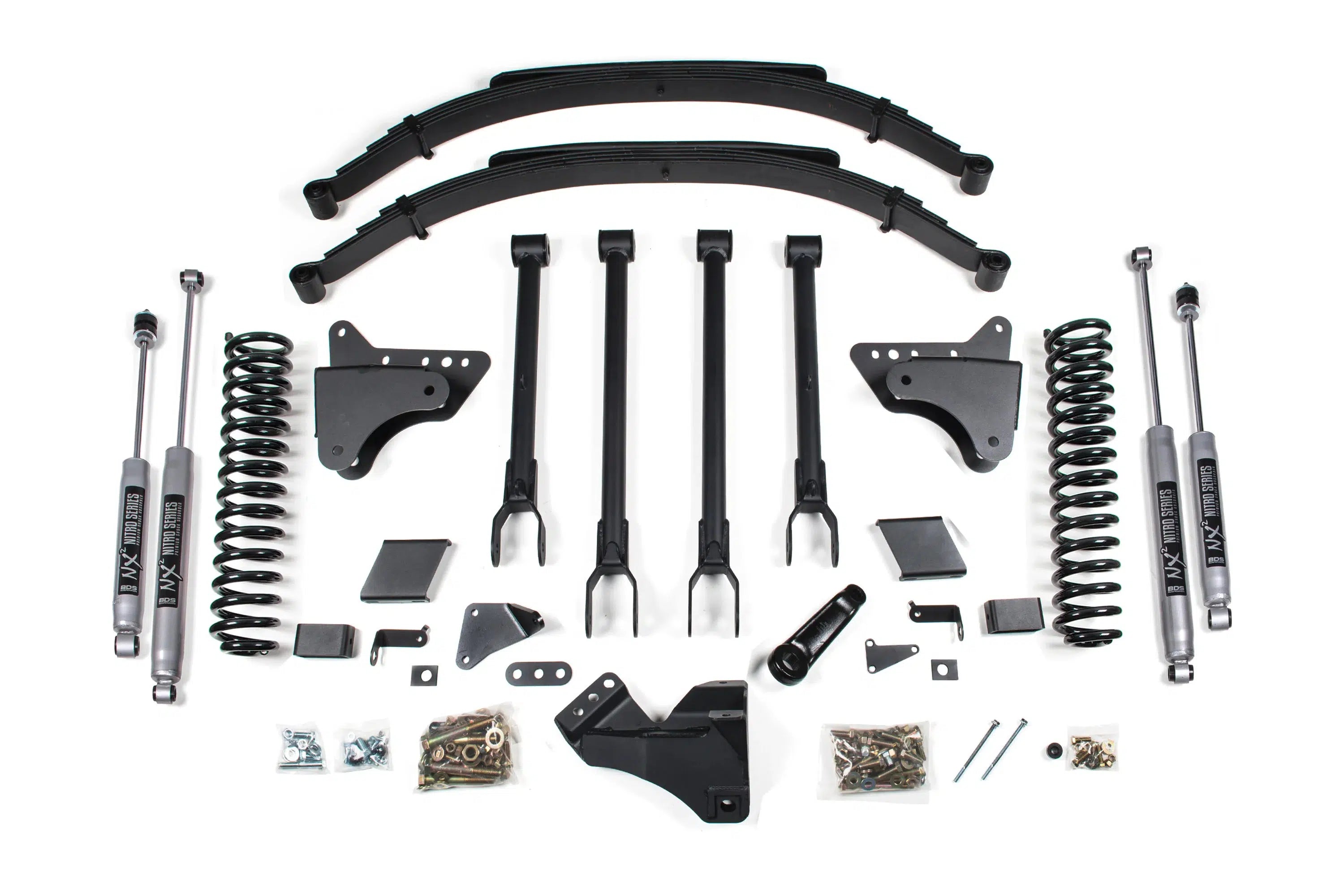 2011-2016 Powerstroke 8" 4-Link Lift Kit (BDS1500H)-Lift Kit-BDS-Dirty Diesel Customs