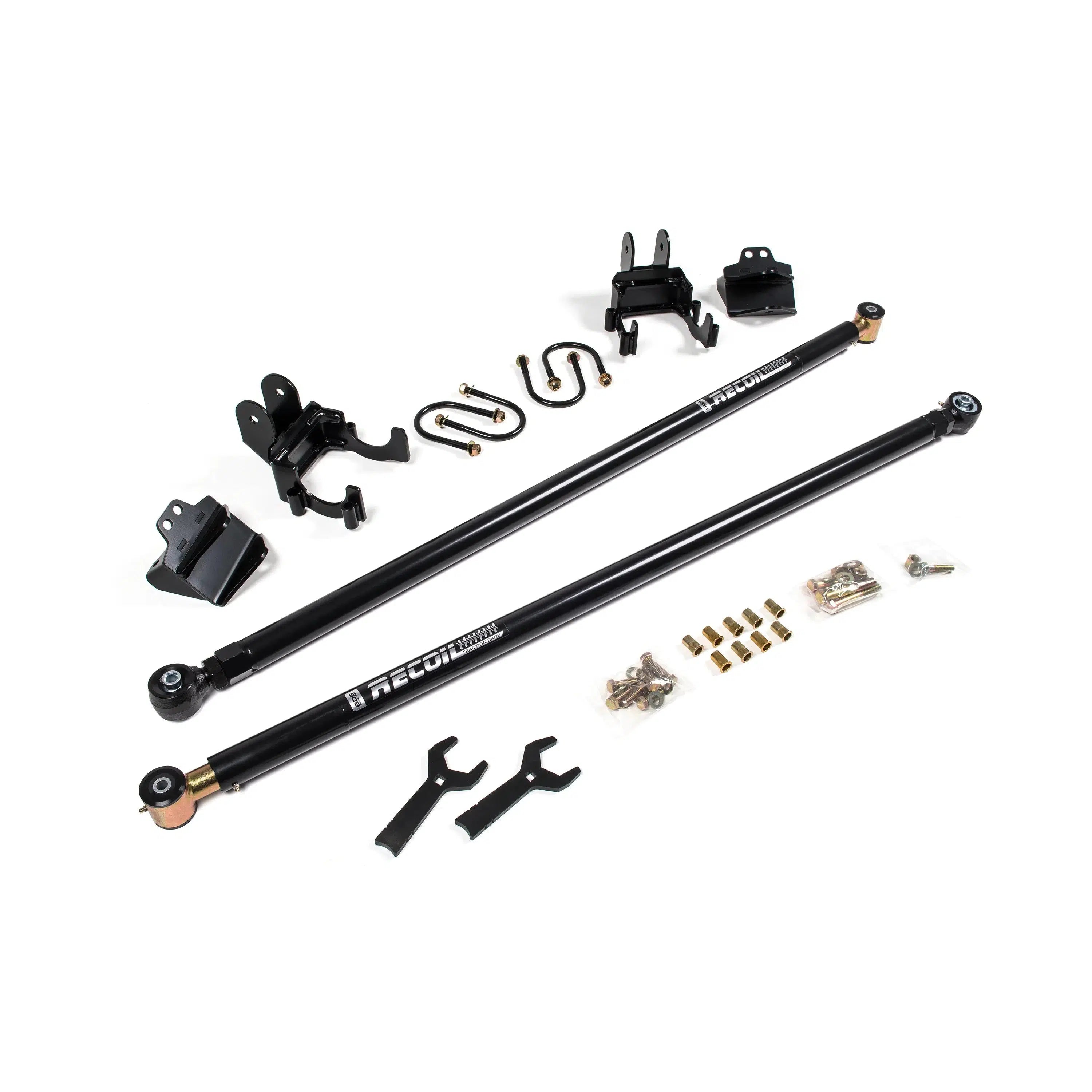 2011-2016 Powerstroke Recoil Traction Bar Kit - Long Bed (BDS2310)-Traction Bars-BDS-Dirty Diesel Customs