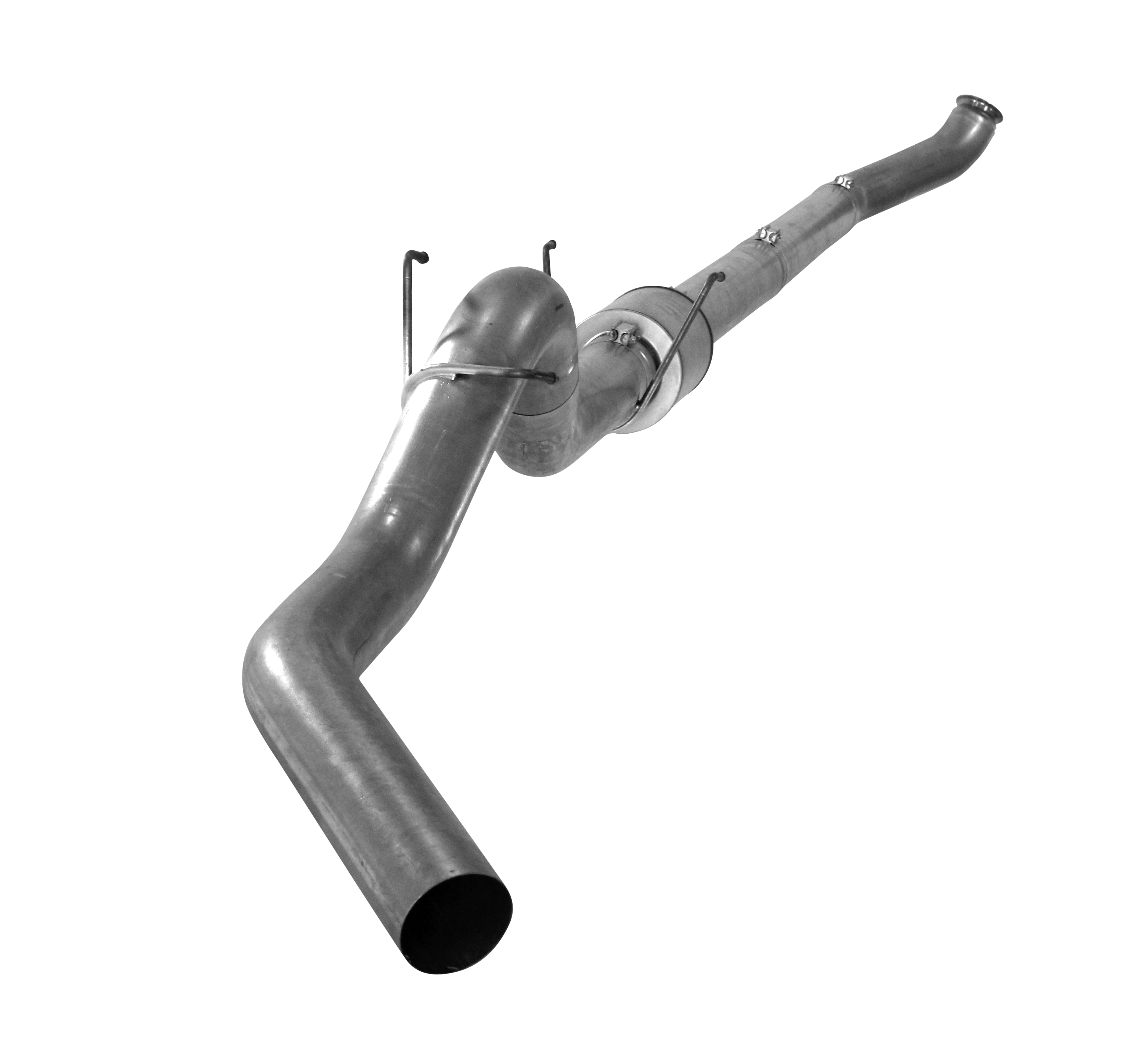 2011-2018 Cummins C&C 5" Turbo Back Exhaust w/ Muffler (FLO 655)-Turbo Back Exhaust System-Flo-Pro-511011-Dirty Diesel Customs