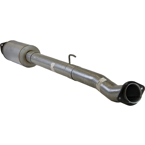 2011-2018 Powerstroke 4" Cat & DPF Delete Pipe w/ Muffler (FLO-857M)-Delete Pipe-Flo-Pro-421032-Dirty Diesel Customs