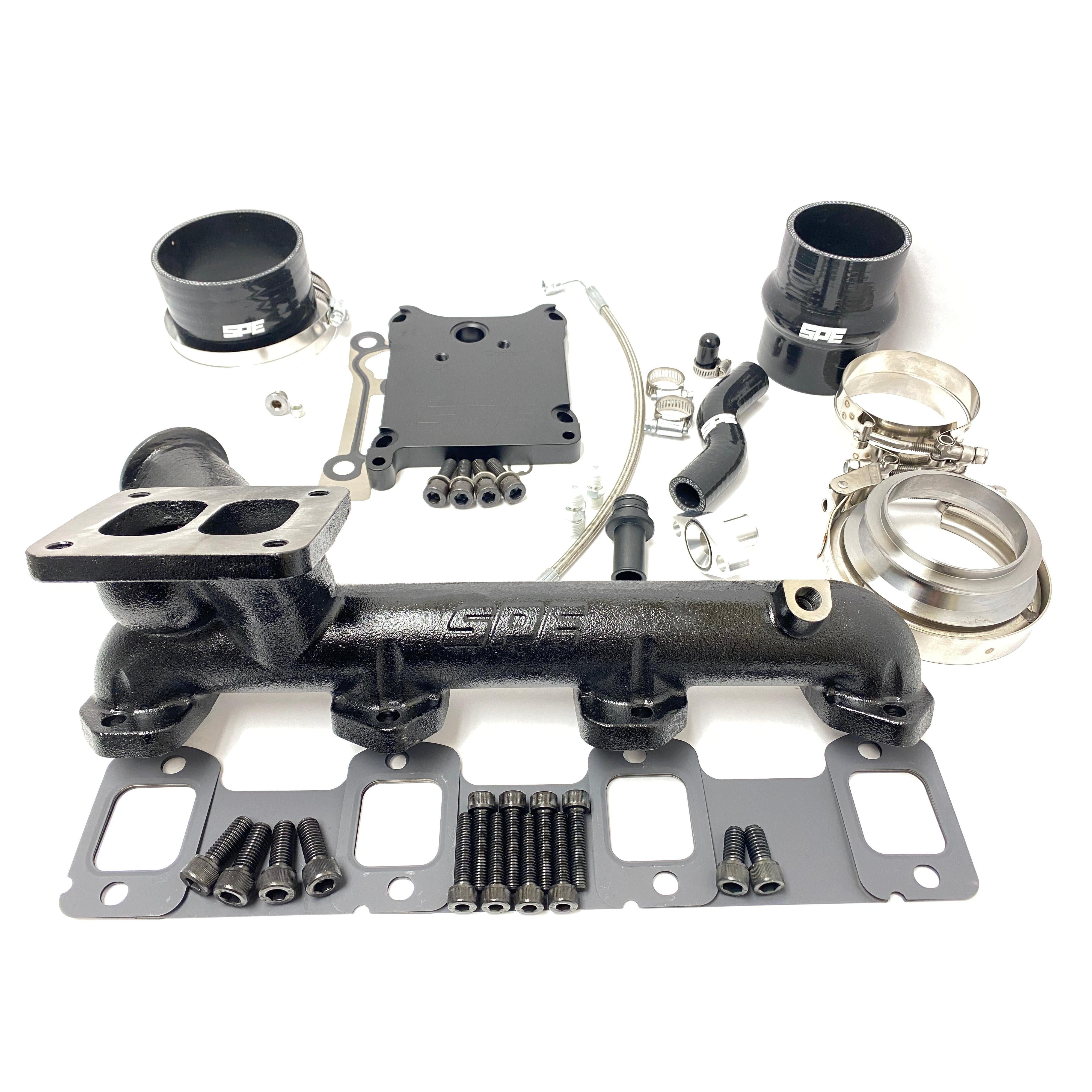 2011-2021 Powerstroke Emperor T4 Manifold Kit (SPE-S100137)-Exhaust Manifold-SPE Motorsport-Dirty Diesel Customs