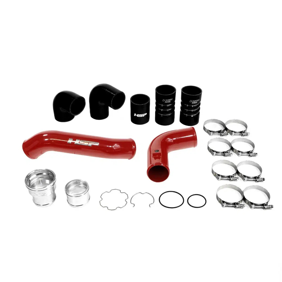 2011-2022 Powerstroke Intercooler Bundle Kit (HSP-P-492-HSP)-Intercooler Kit-HSP Diesel-HSP-P-492-HSP-BR-Dirty Diesel Customs