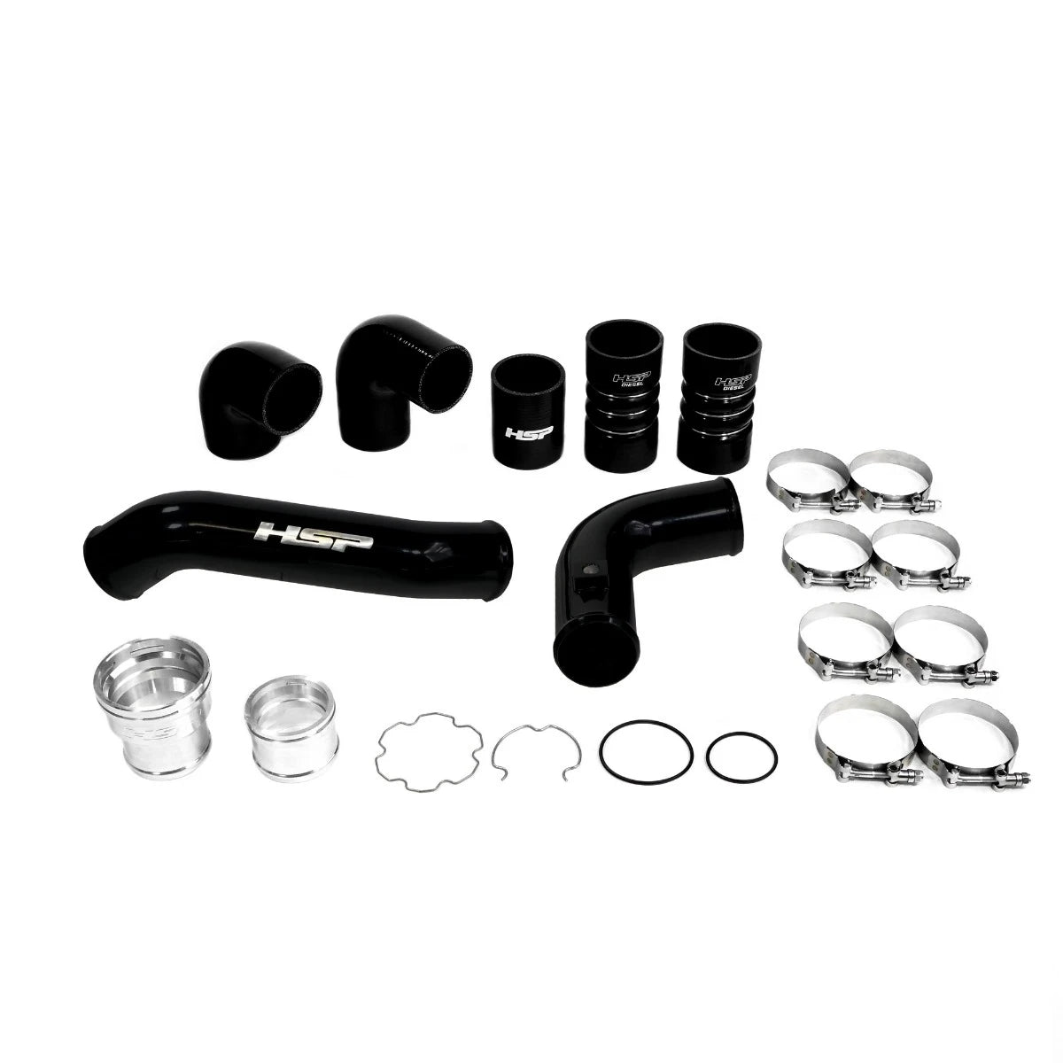 2011-2022 Powerstroke Intercooler Bundle Kit (HSP-P-492-HSP)-Intercooler Kit-HSP Diesel-HSP-P-492-HSP-SB-Dirty Diesel Customs