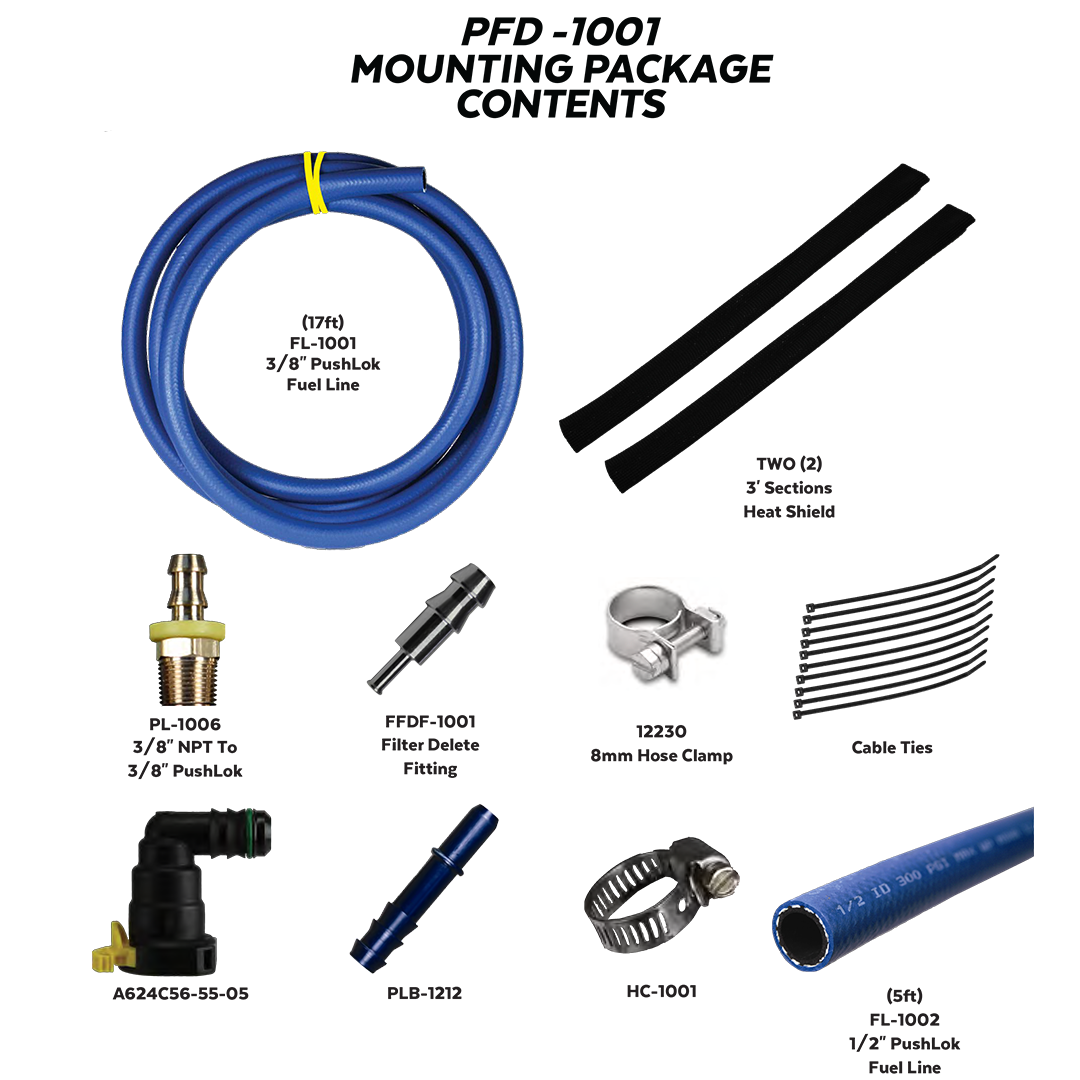 2011-2023 Powerstroke Fuel Filter Delete Kit (PFD1001)-Fuel Filter Delete-Fass Fuel Systems-Dirty Diesel Customs