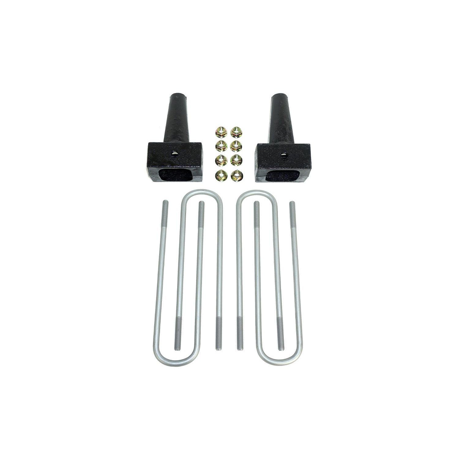 2011-2024 Powerstroke 4.0" Rear Lift Block Kit W/ Overload Springs (HP10519)-Lift Blocks-PACBRAKE-Dirty Diesel Customs