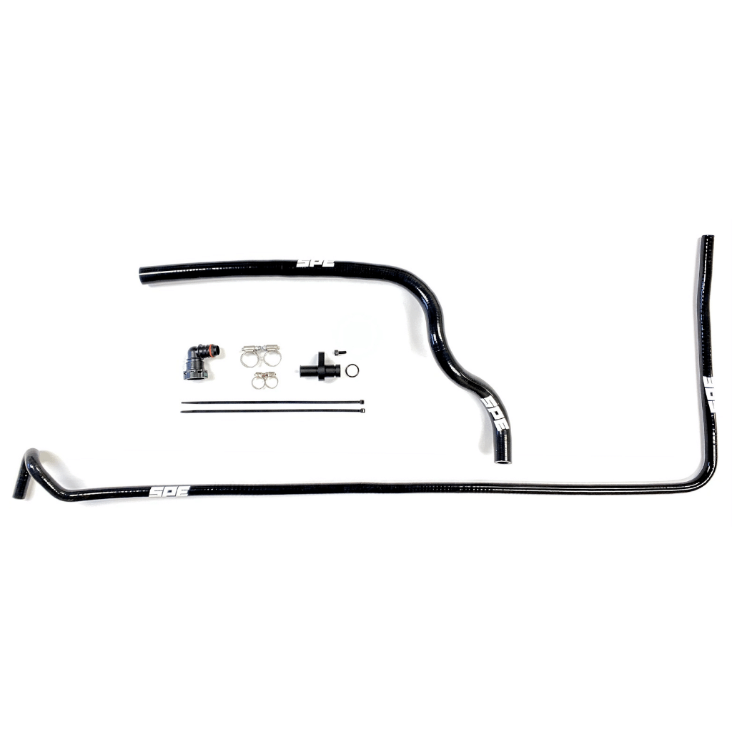 2011-2024 Powerstroke Coolant Hose Reroute Kit (SPE-S100163)-Coolant Hose Kit-SPE Motorsport-Dirty Diesel Customs