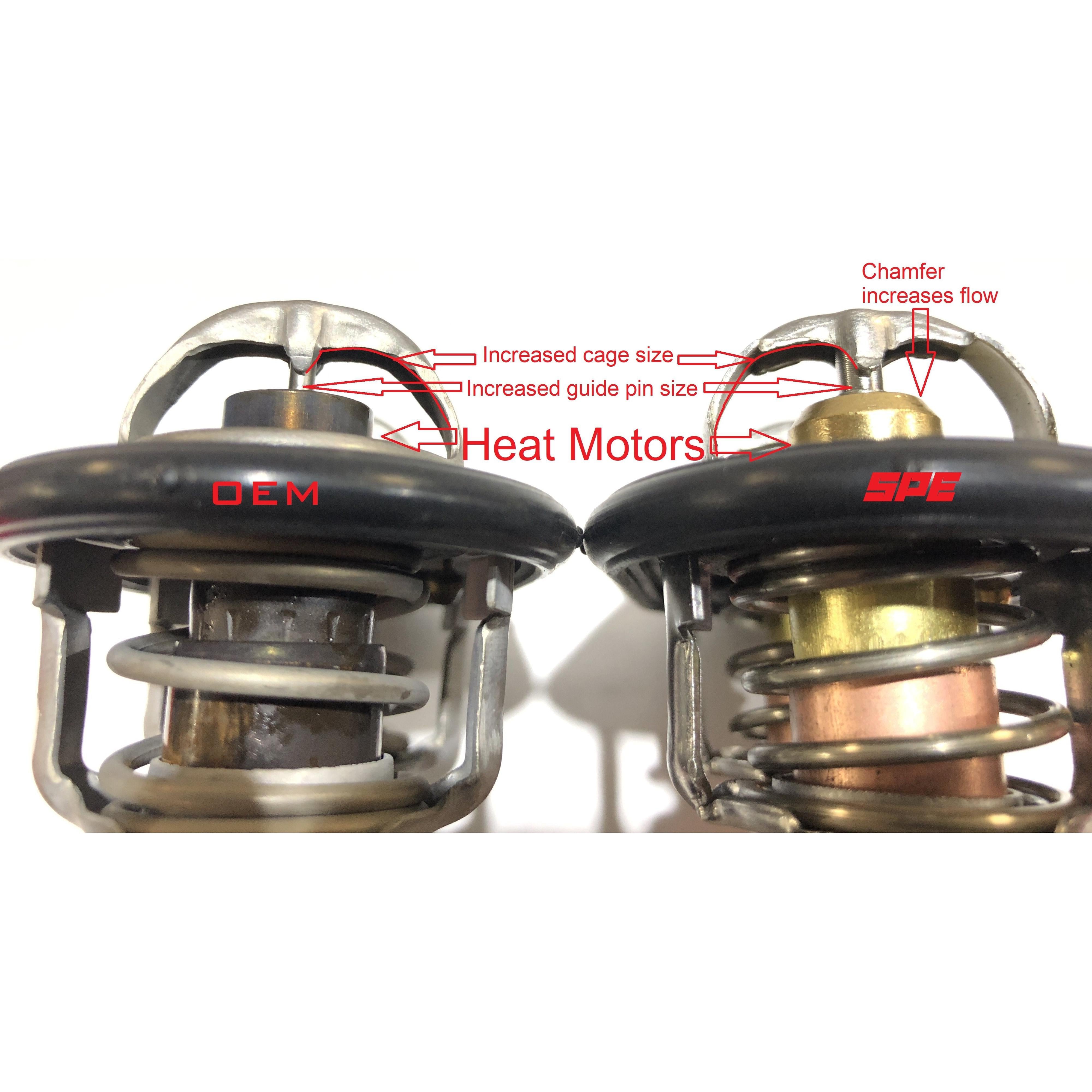 2011-2024 Powerstroke Low Temp High Flow Thermostat (SPE-S100119)-Thermostat-SPE Motorsport-Dirty Diesel Customs