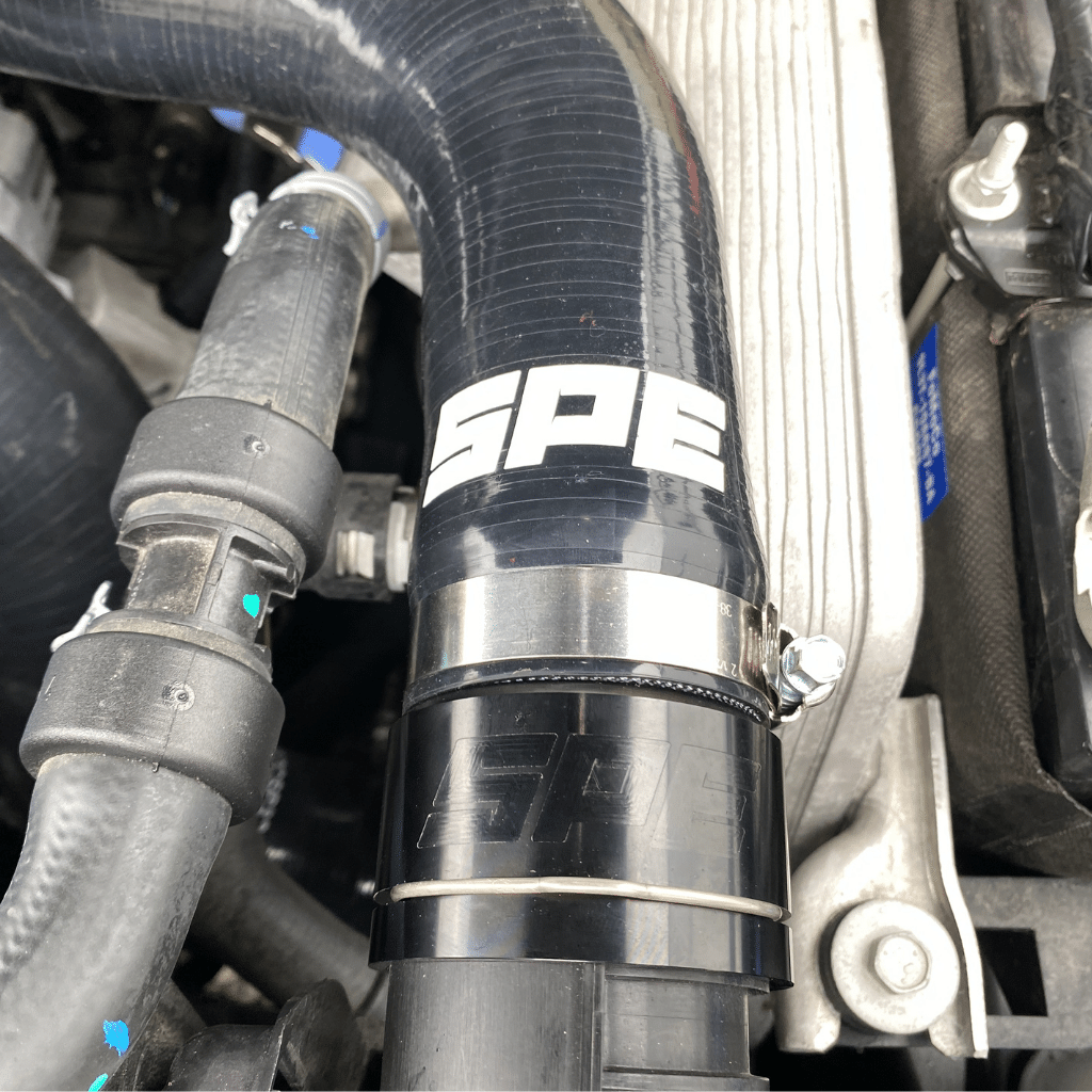 2011-2024 Powerstroke Upper Radiator Hose (SPE-S100164)-Radiator Hose-SPE Motorsport-Dirty Diesel Customs