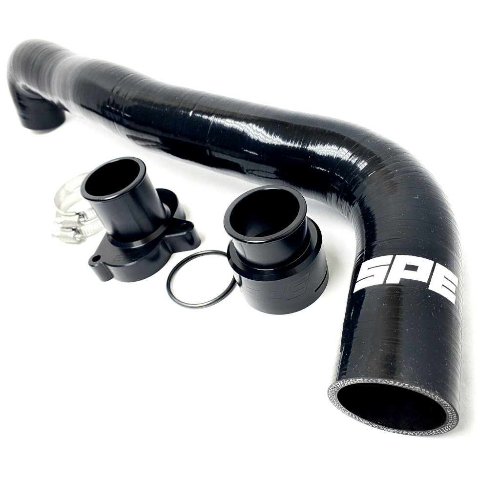 2011-2024 Powerstroke Upper Radiator Hose (SPE-S100164)-Radiator Hose-SPE Motorsport-Dirty Diesel Customs