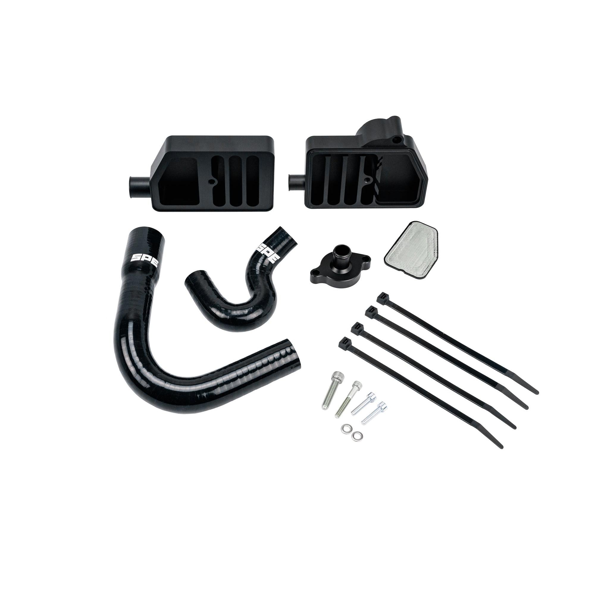 2011+ Powerstroke Recirculating CCV Kit (SPE-S100292)-CCV Kit-SPE Motorsport-Dirty Diesel Customs