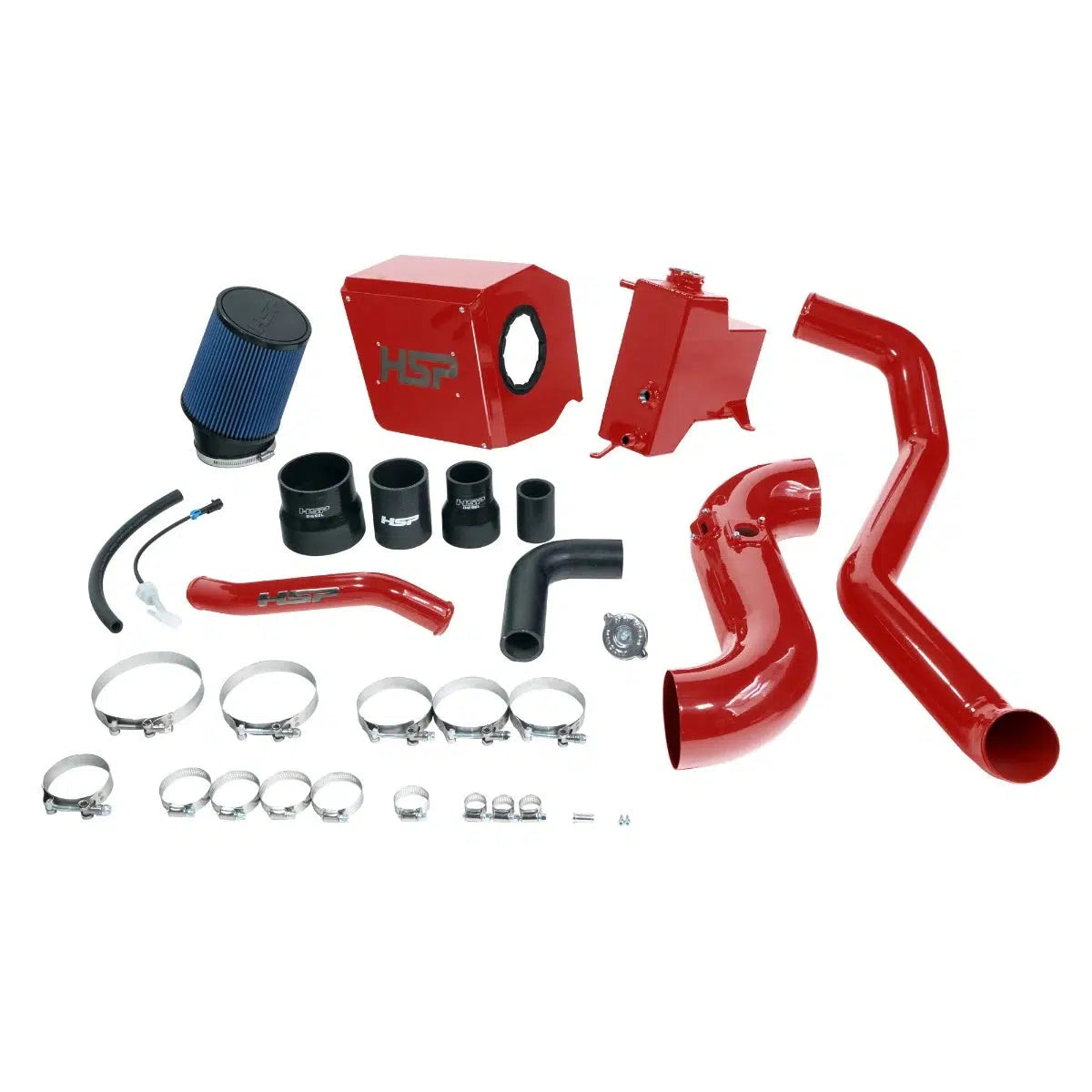 2013-2014 Duramax Deluxe No Bridge / Cold Side Bundle Kit (HSP-D-594-2-HSP)-Intake Kit-HSP Diesel-HSP-D-594-2-HSP-BR-Dirty Diesel Customs