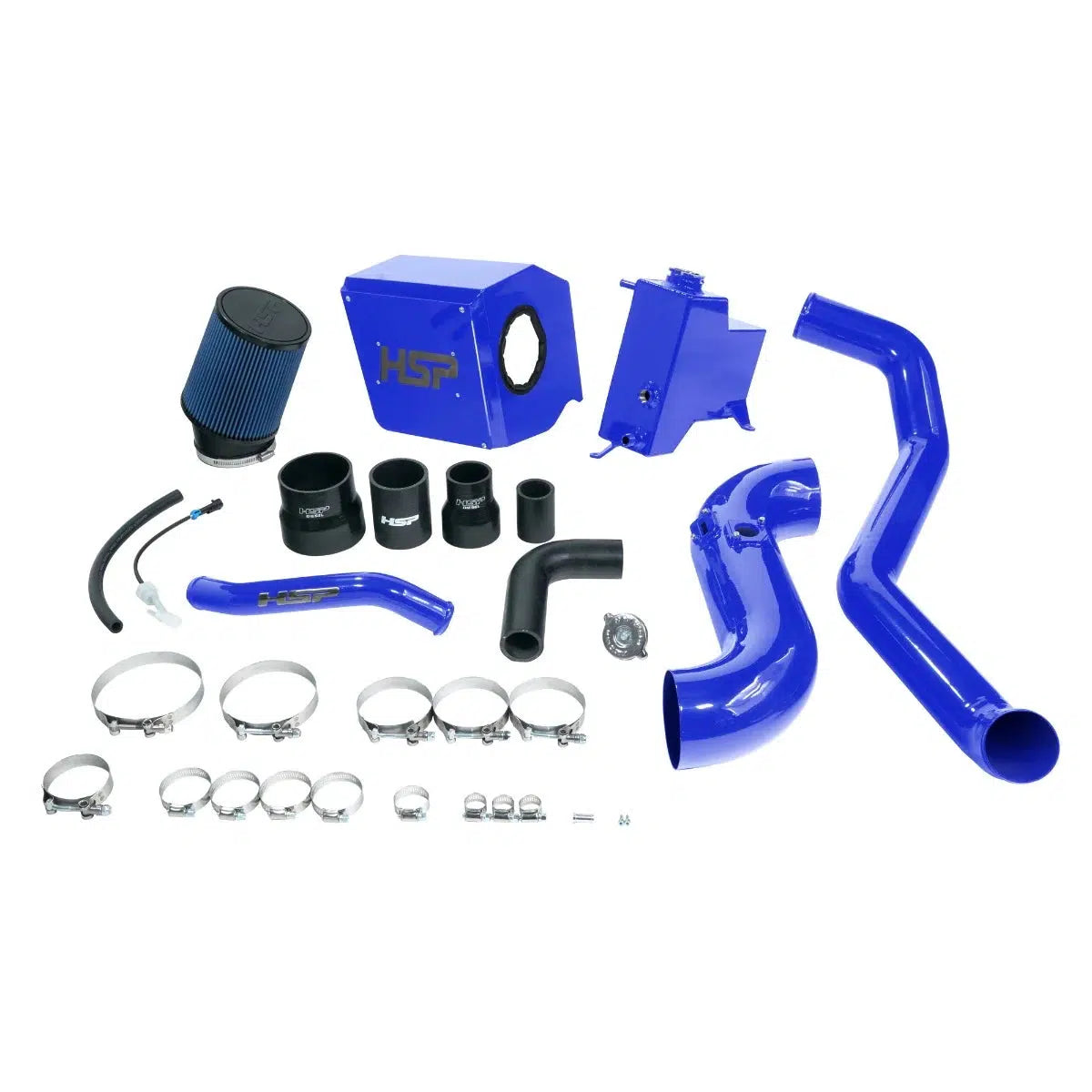 2013-2014 Duramax Deluxe No Bridge / Cold Side Bundle Kit (HSP-D-594-2-HSP)-Intake Kit-HSP Diesel-HSP-D-594-2-HSP-CB-Dirty Diesel Customs