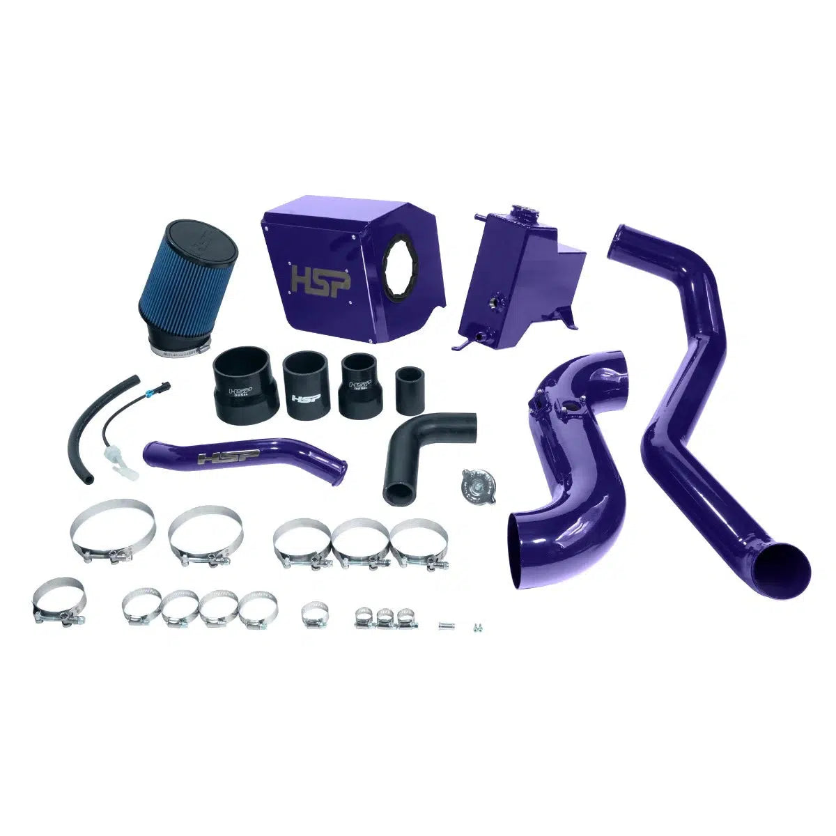 2013-2014 Duramax Deluxe No Bridge / Cold Side Bundle Kit (HSP-D-594-2-HSP)-Intake Kit-HSP Diesel-HSP-D-594-2-HSP-CP-Dirty Diesel Customs