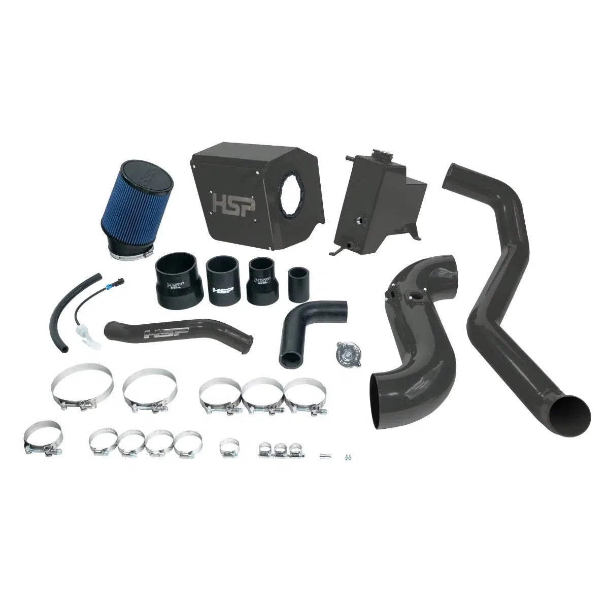 2013-2014 Duramax Deluxe No Bridge / Cold Side Bundle Kit (HSP-D-594-2-HSP)-Intake Kit-HSP Diesel-HSP-D-594-2-HSP-DG-Dirty Diesel Customs