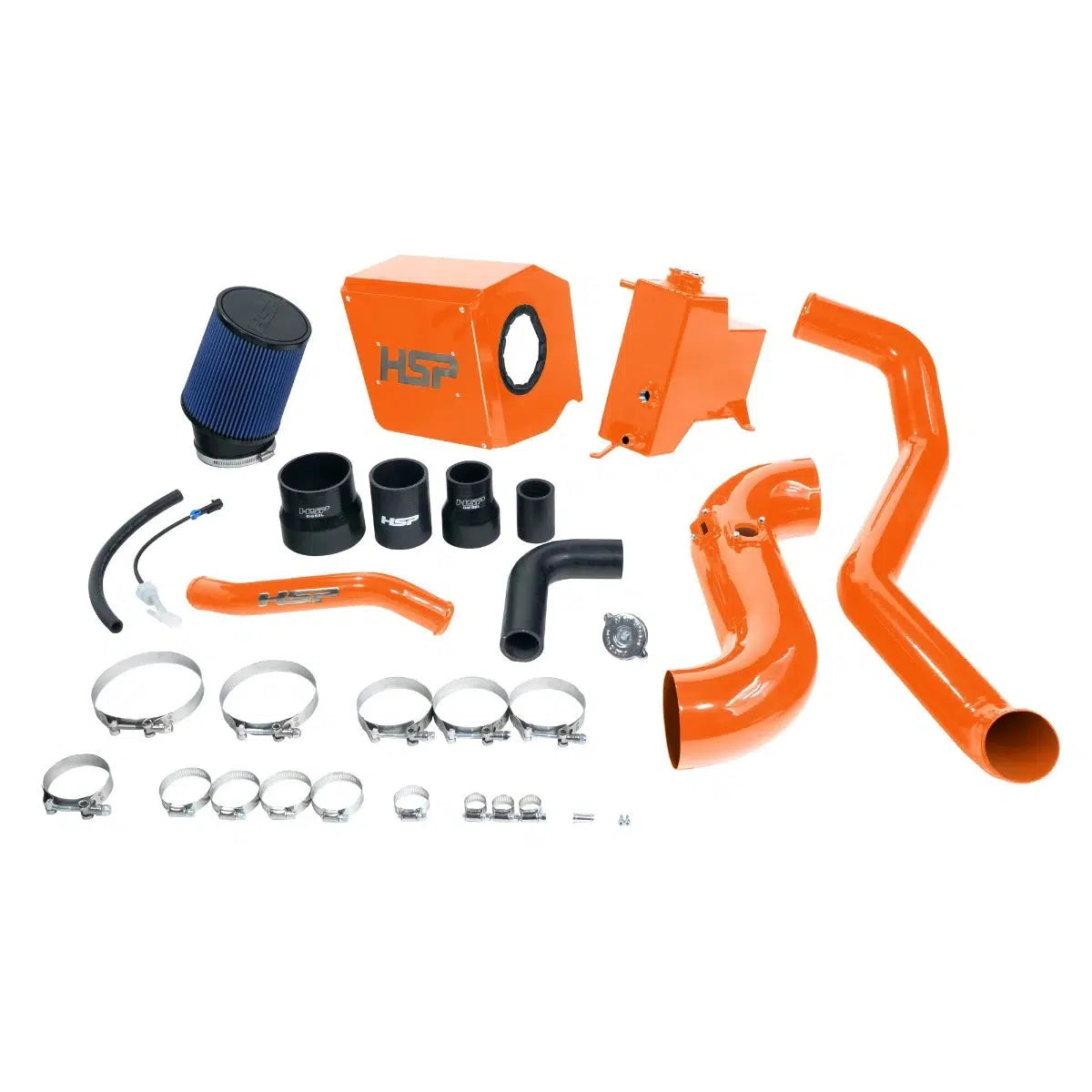 2013-2014 Duramax Deluxe No Bridge / Cold Side Bundle Kit (HSP-D-594-2-HSP)-Intake Kit-HSP Diesel-HSP-D-594-2-HSP-O-Dirty Diesel Customs