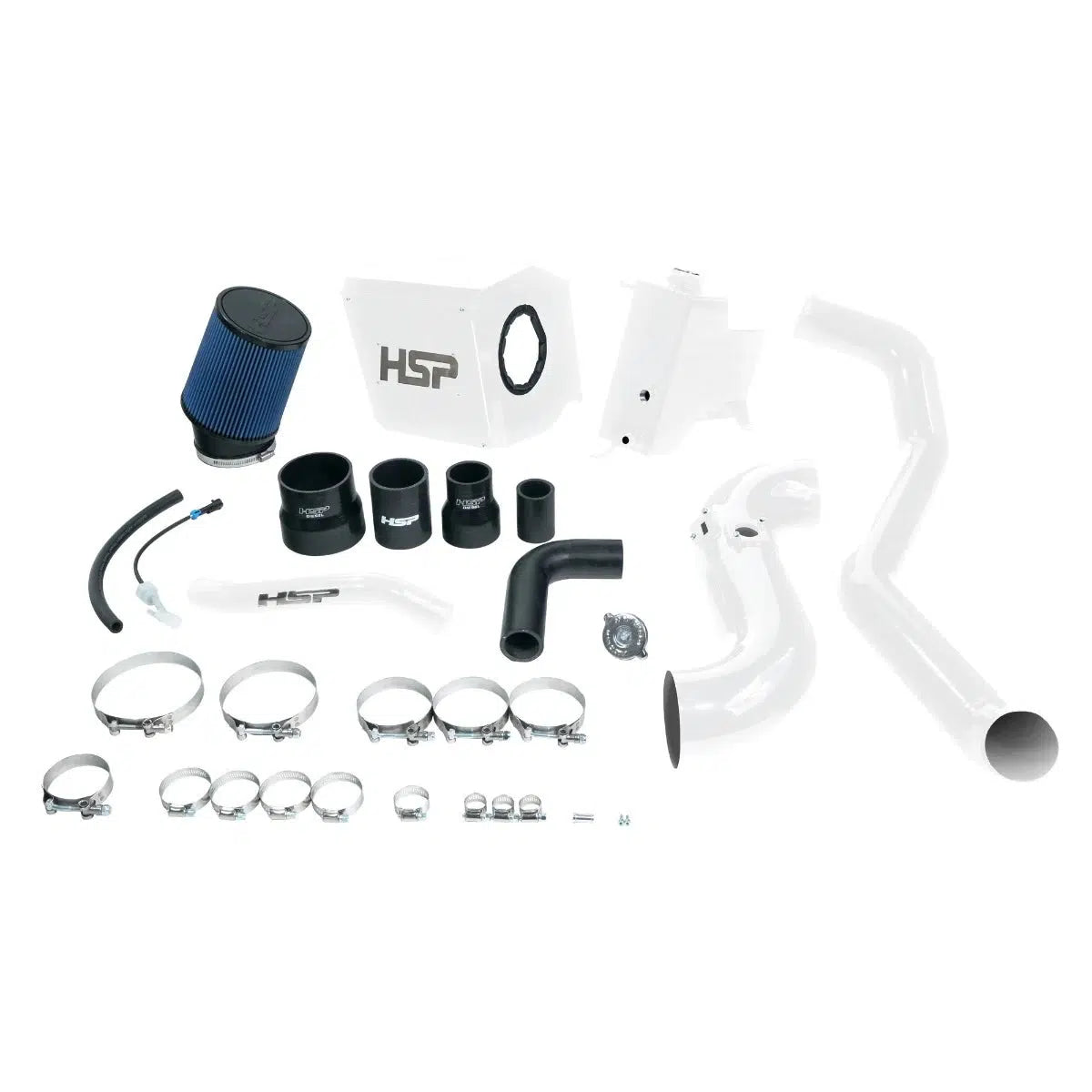 2013-2014 Duramax Deluxe No Bridge / Cold Side Bundle Kit (HSP-D-594-2-HSP)-Intake Kit-HSP Diesel-HSP-D-594-2-HSP-W-Dirty Diesel Customs