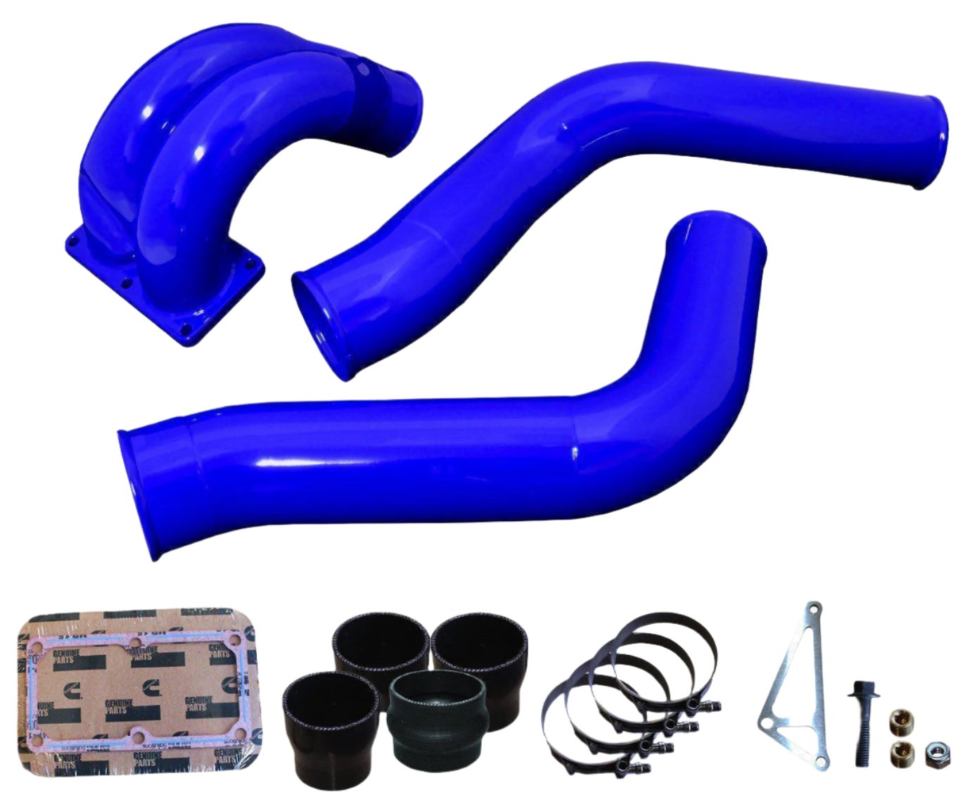 2013-2018 Cummins 3.5" Mega Intake System w/ Passenger-Side Intercooler Tube (PRC1318MW)-Intake Manifold-Pusher-PRC1318MW_U-Dirty Diesel Customs