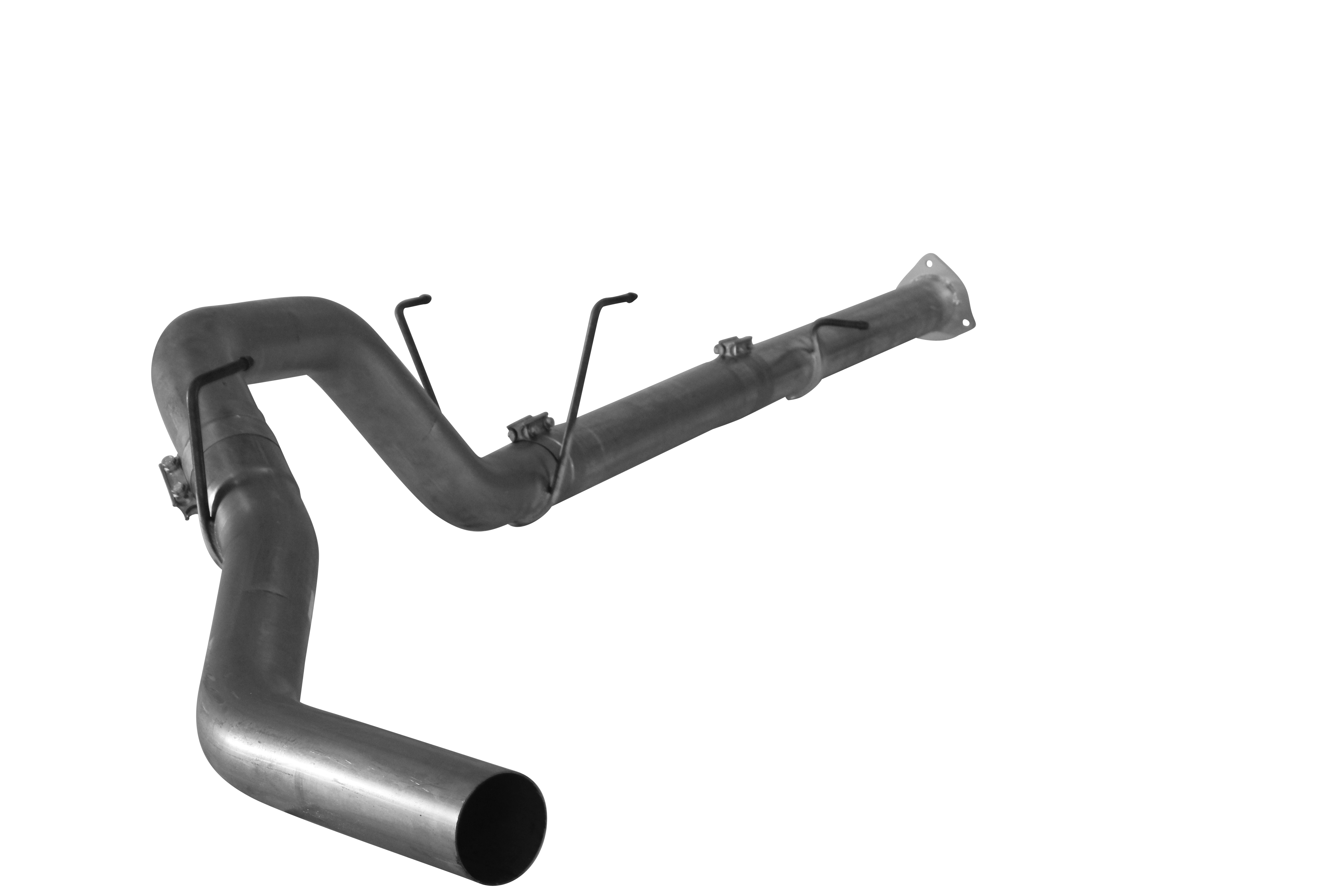 2013-2018 Cummins 4" Downpipe Back Exhaust System - No Muffler (FLO 1873)-Downpipe Back Exhaust System-Flo-Pro-411017-Dirty Diesel Customs