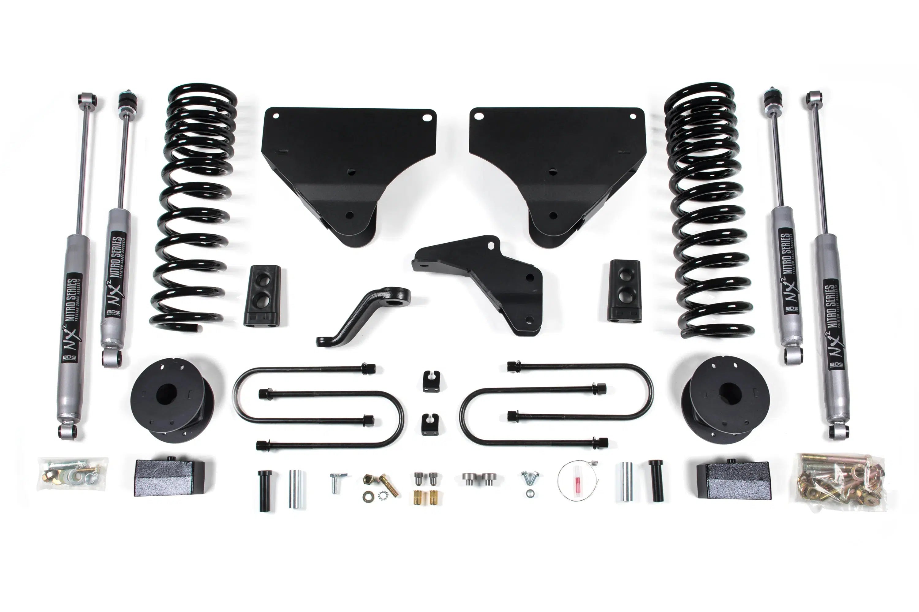 2013-2018 Cummins 4" Lift Kit w/ Rear Air Ride (BDS1643H)-Lift Kit-BDS-Dirty Diesel Customs