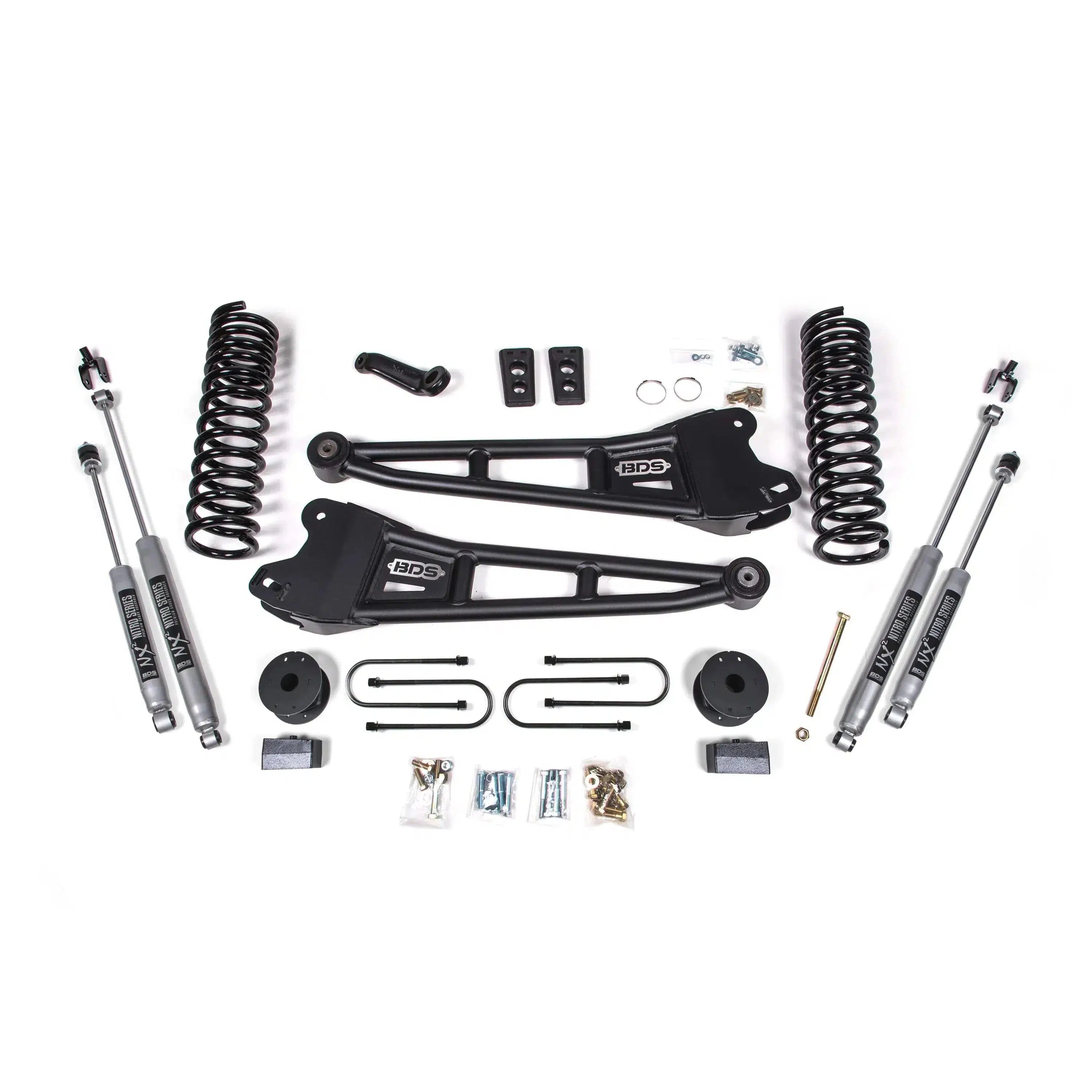 2013-2018 Cummins 4" Radius Arm Lift Kit (BDS1792H)-Lift Kit-BDS-Dirty Diesel Customs