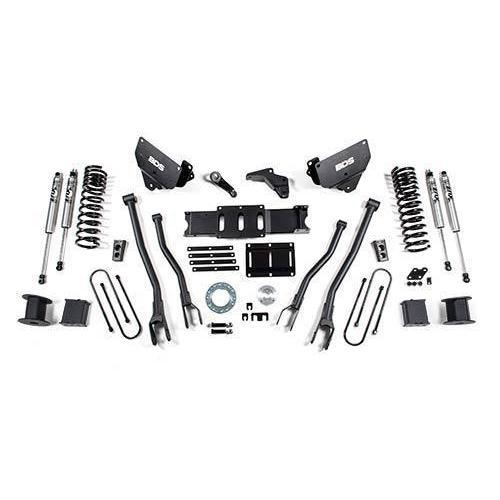 2013-2018 Cummins 6" Rear Air Ride 4-Link Lift Kit (BDS1648H)-Lift Kit-BDS-Dirty Diesel Customs