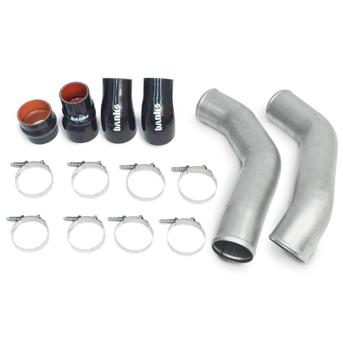 2013-2018 Cummins Boost Tube Upgrade Kit (25992)-Turbocharger Boost Tubes-Banks Power-25995-Dirty Diesel Customs