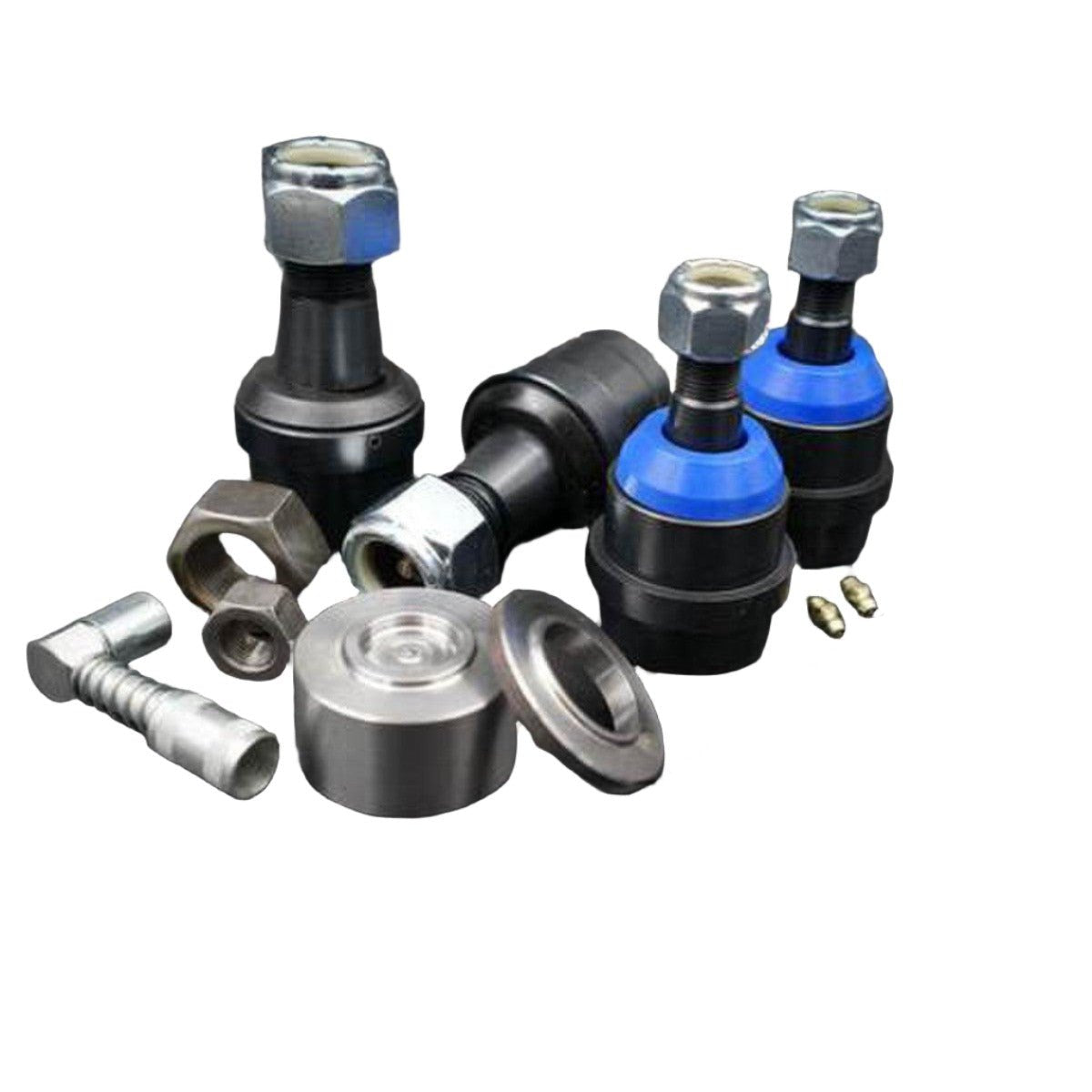 2013.5-2022 Cummins Oversized Upper & Lower Ball Joint Kit (4) (6821.1-7460A.1-KIT)-Ball Joints-EMF Rod Ends & Steering Components-Dirty Diesel Customs