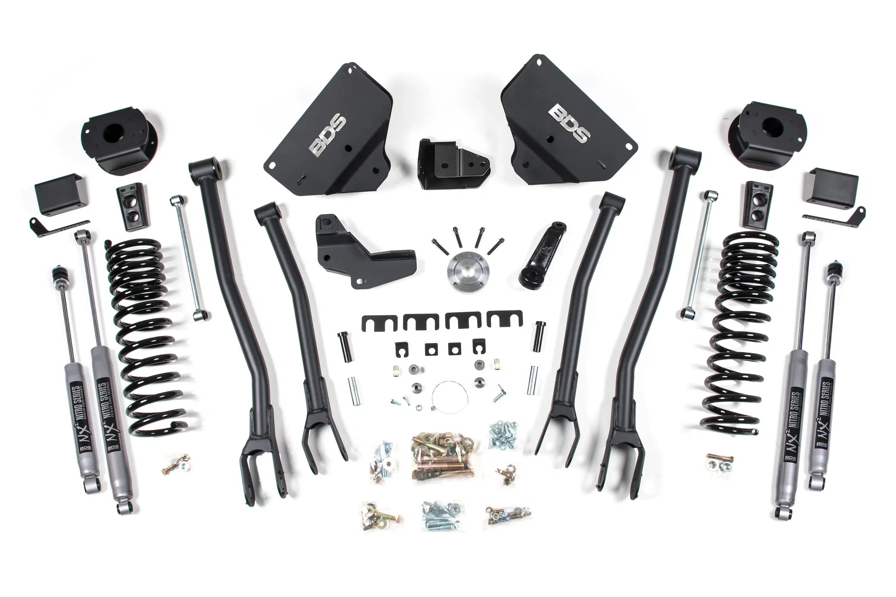 2014-2018 Cummins 2500 4" 4-Link Lift Kit (BDS1632H)-Lift Kit-BDS-Dirty Diesel Customs