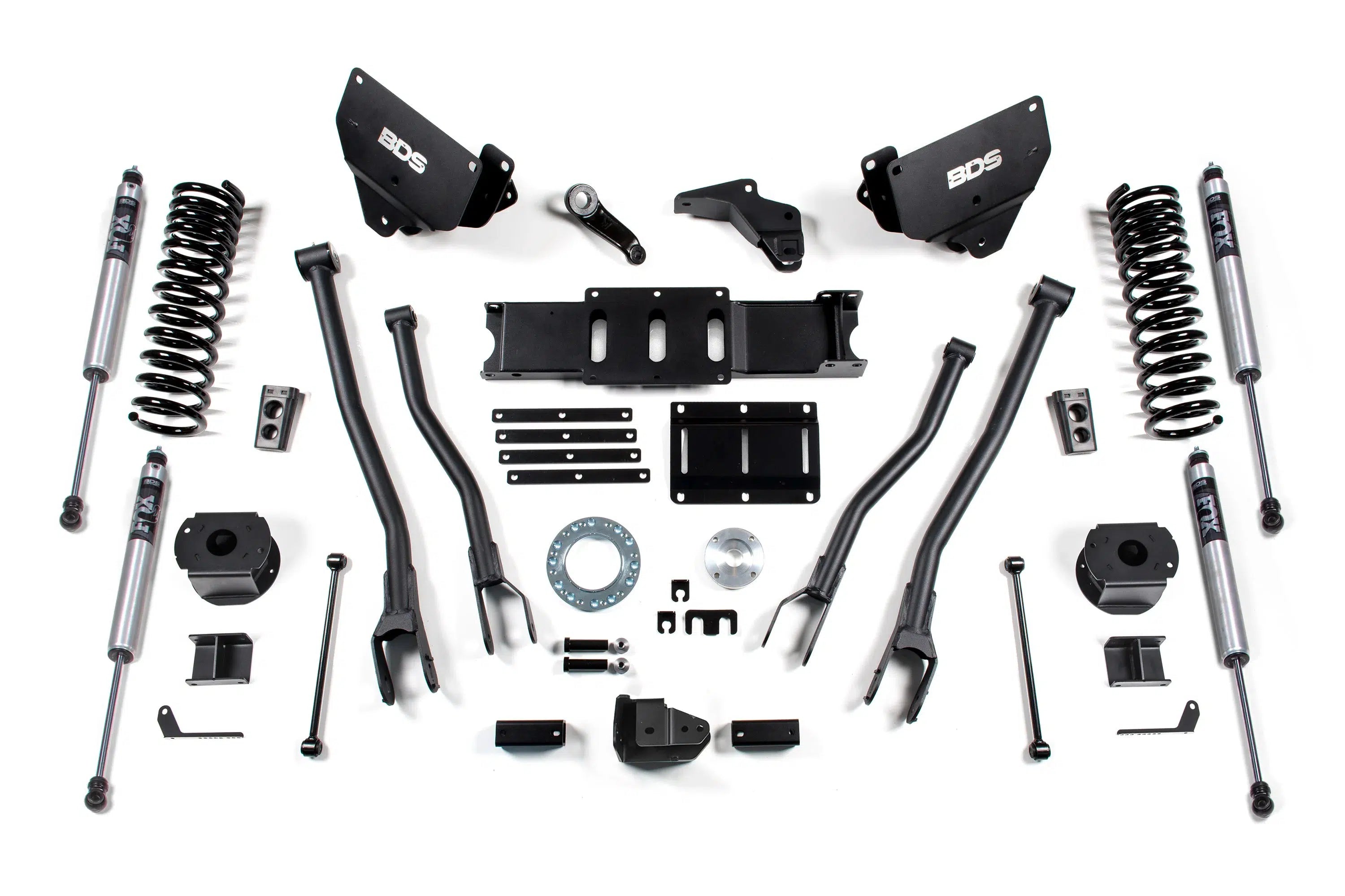 2014-2018 Cummins 2500 6" 4-Link Lift Kit w/ Rear Air Bags (BDS1628H)-Lift Kit-BDS-Dirty Diesel Customs