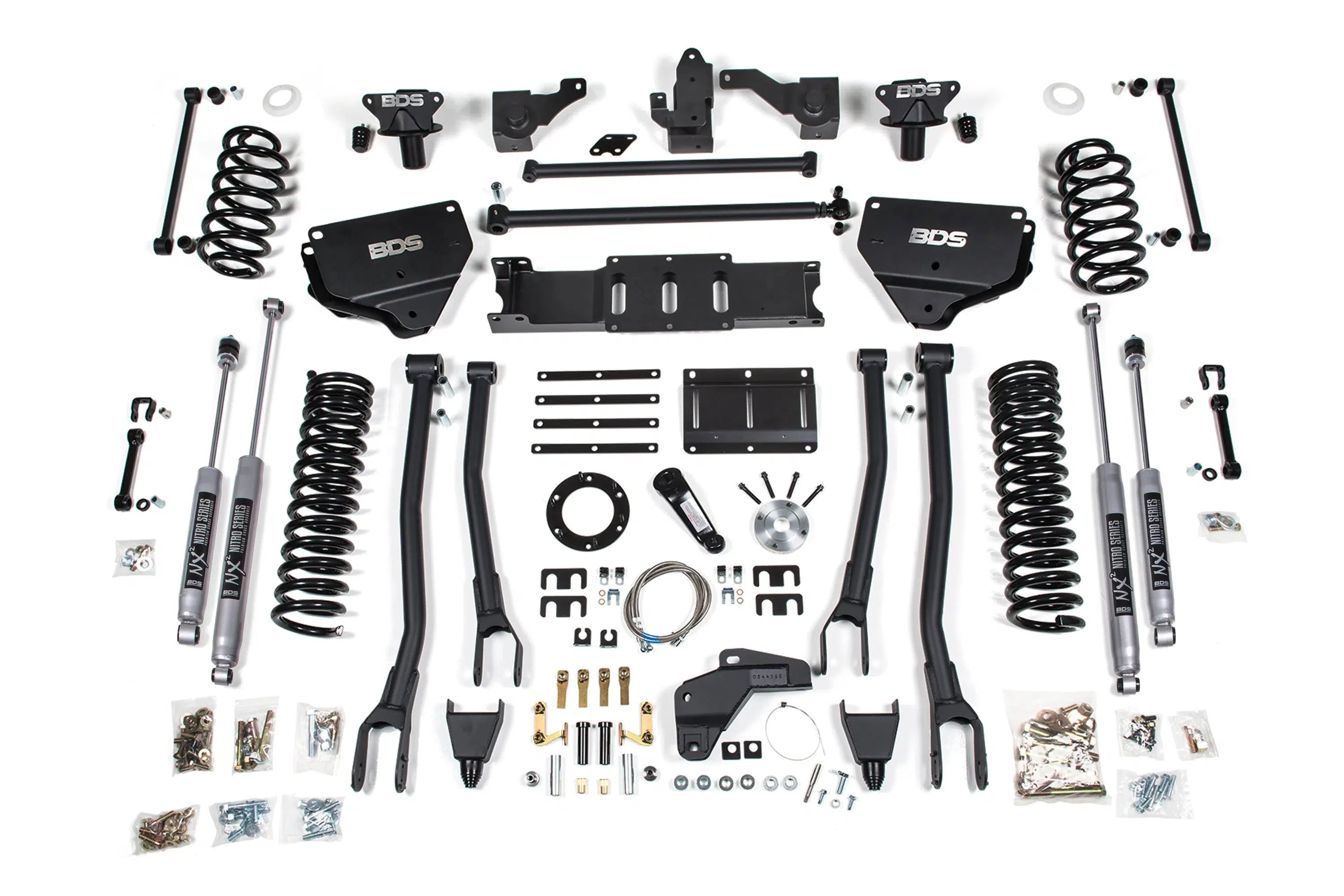 2014-2018 Cummins 2500 8" 4-Link Lift Kit (BDS1626H)-Lift Kit-BDS-Dirty Diesel Customs