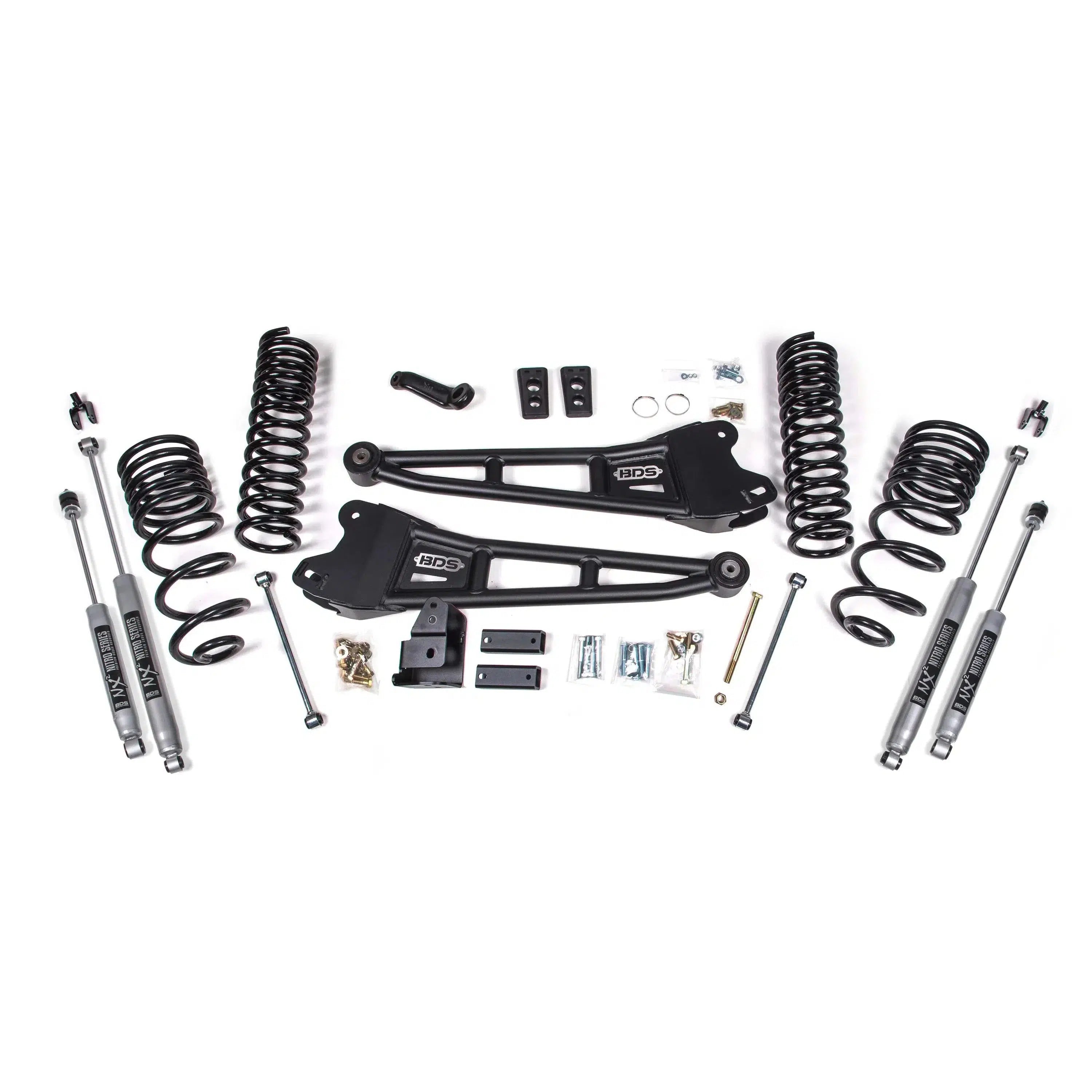 2014-2018 Cummins 4" Radius Arm Lift Kit (BDS1762H)-Lift Kit-BDS-Dirty Diesel Customs