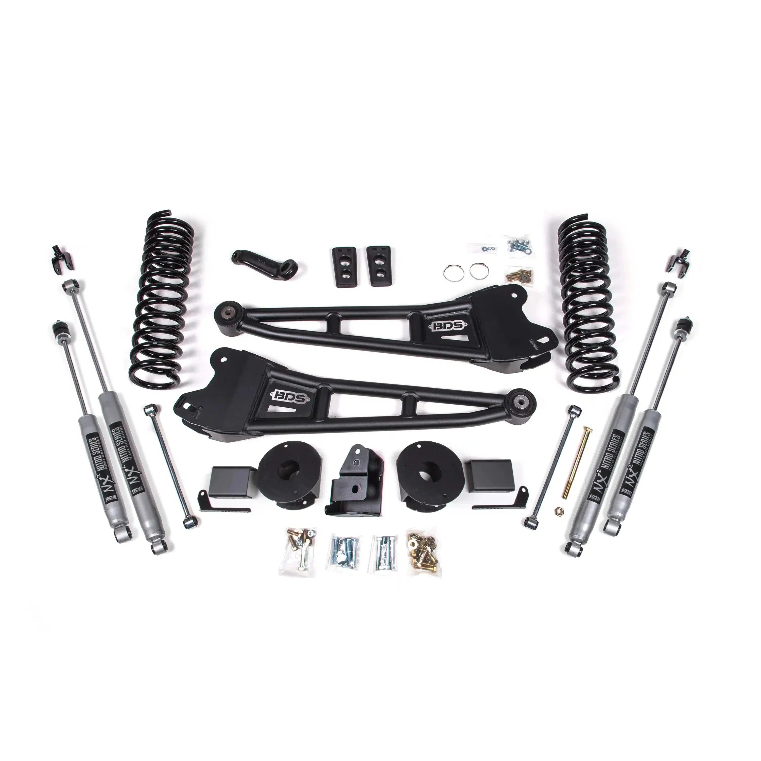 2014-2018 Cummins 4" Radius Arm Lift Kit (BDS1773H)-Lift Kit-BDS-Dirty Diesel Customs