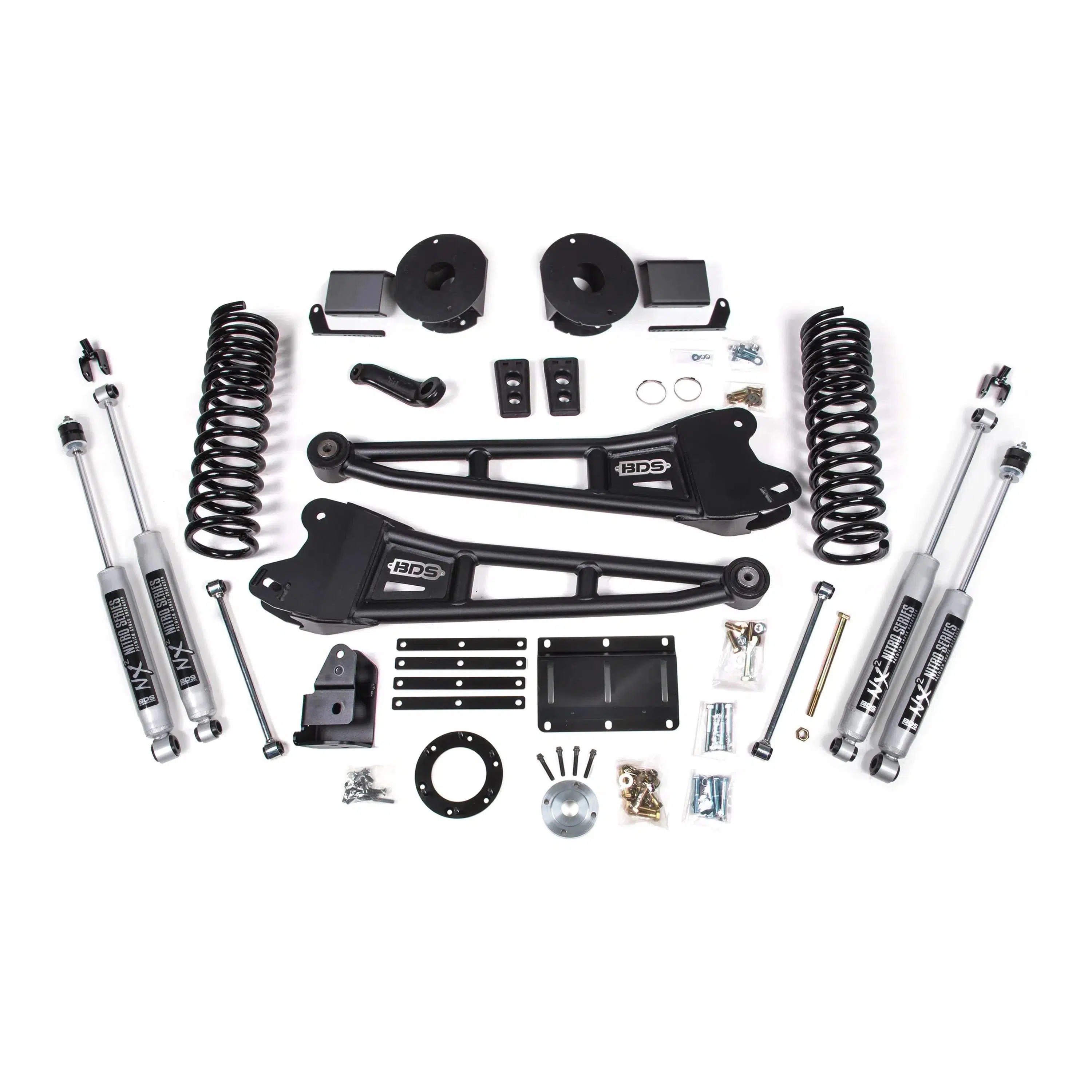 2014-2018 Cummins 6" Radius Arm Lift Kit (BDS2102H)-Lift Kit-BDS-Dirty Diesel Customs