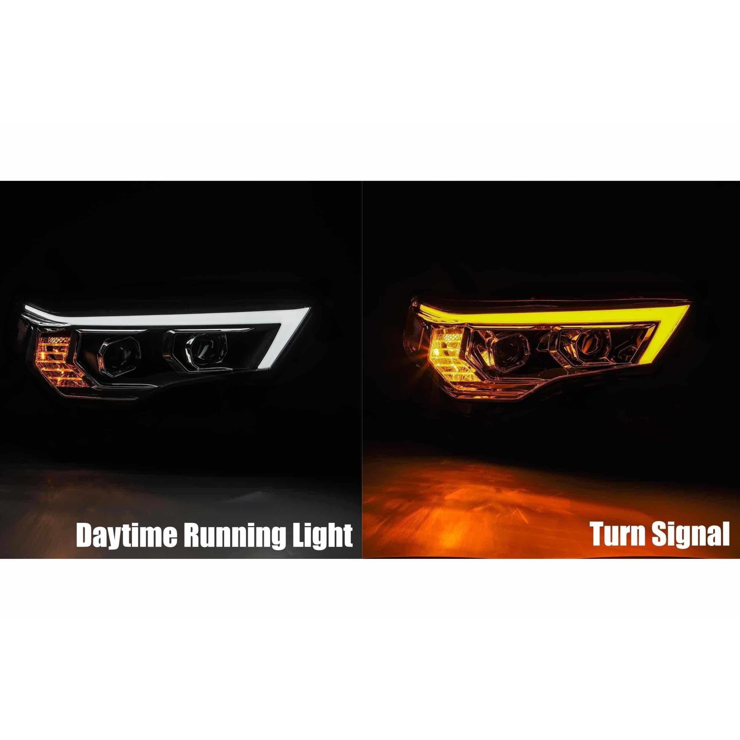 2014-2020 Toyota 4Runner Pro-Series Halogen Chrome Headlights (garage-sale-880731)-Headlights-AlphaRex-Dirty Diesel Customs