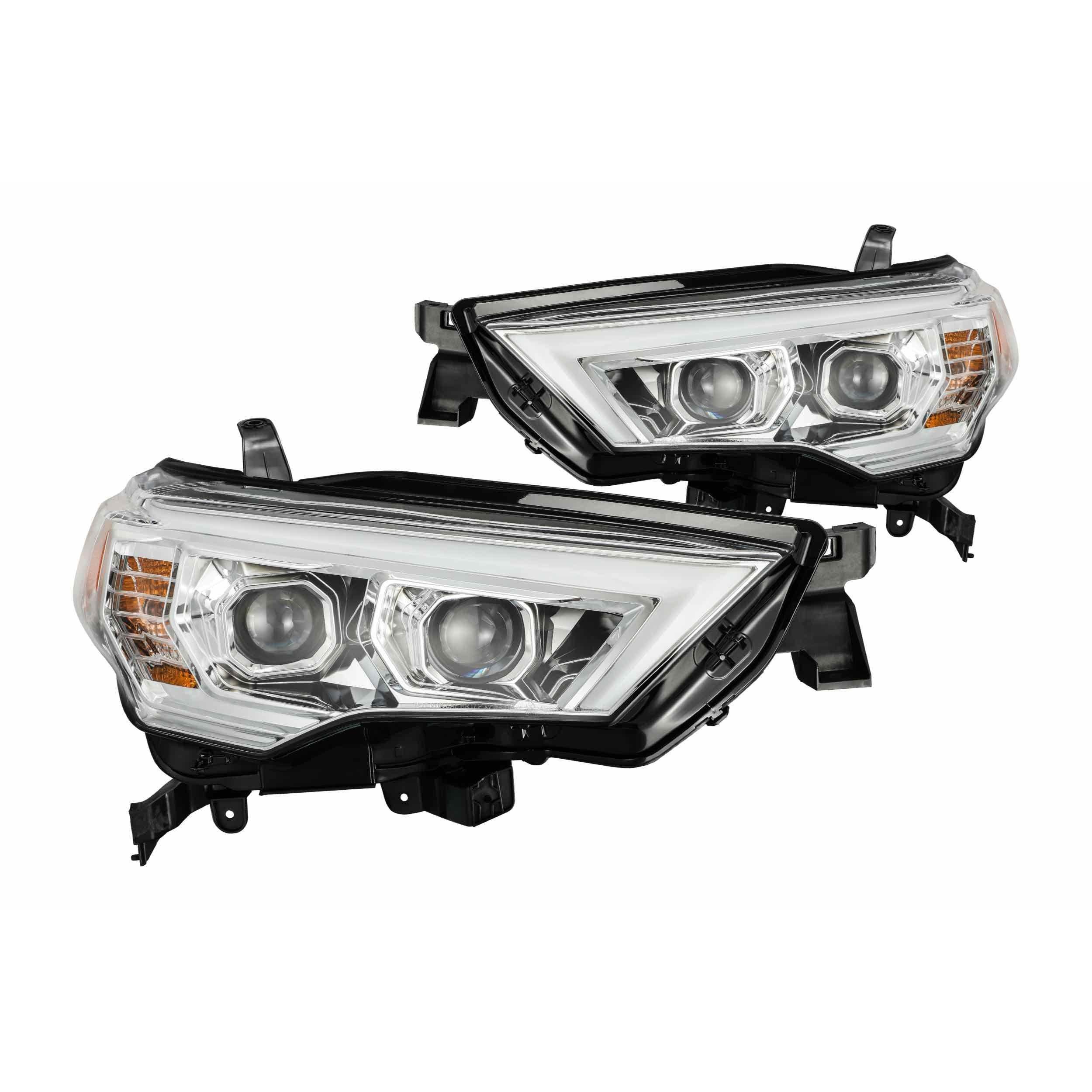 2014-2020 Toyota 4Runner Pro-Series Halogen Chrome Headlights (garage-sale-880731)-Headlights-AlphaRex-Dirty Diesel Customs