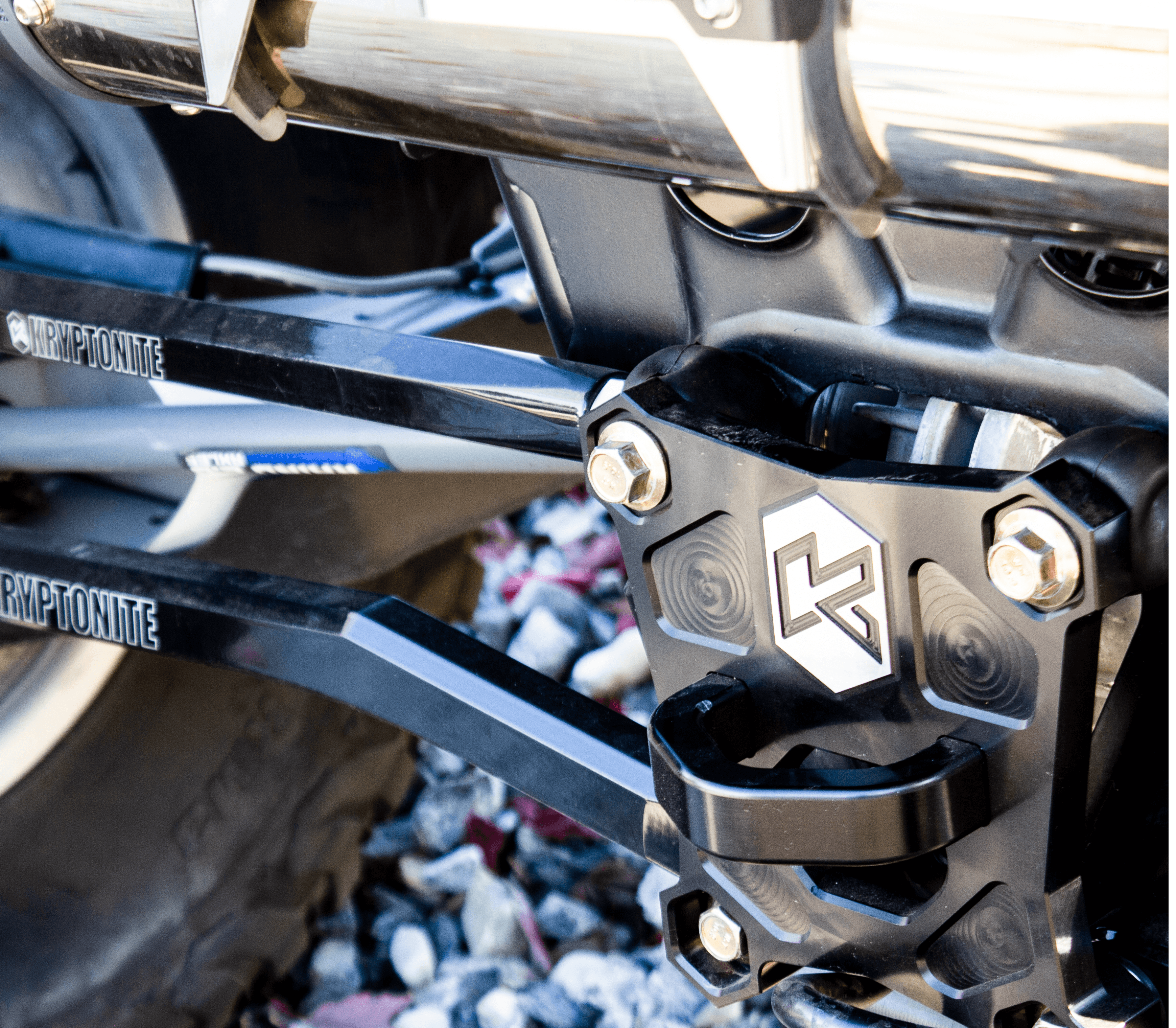 2014-2023 Polaris Death Grip Rear Radius Plate (KRZRRPX)-UTV Steering Components-KRYPTONITE-Dirty Diesel Customs