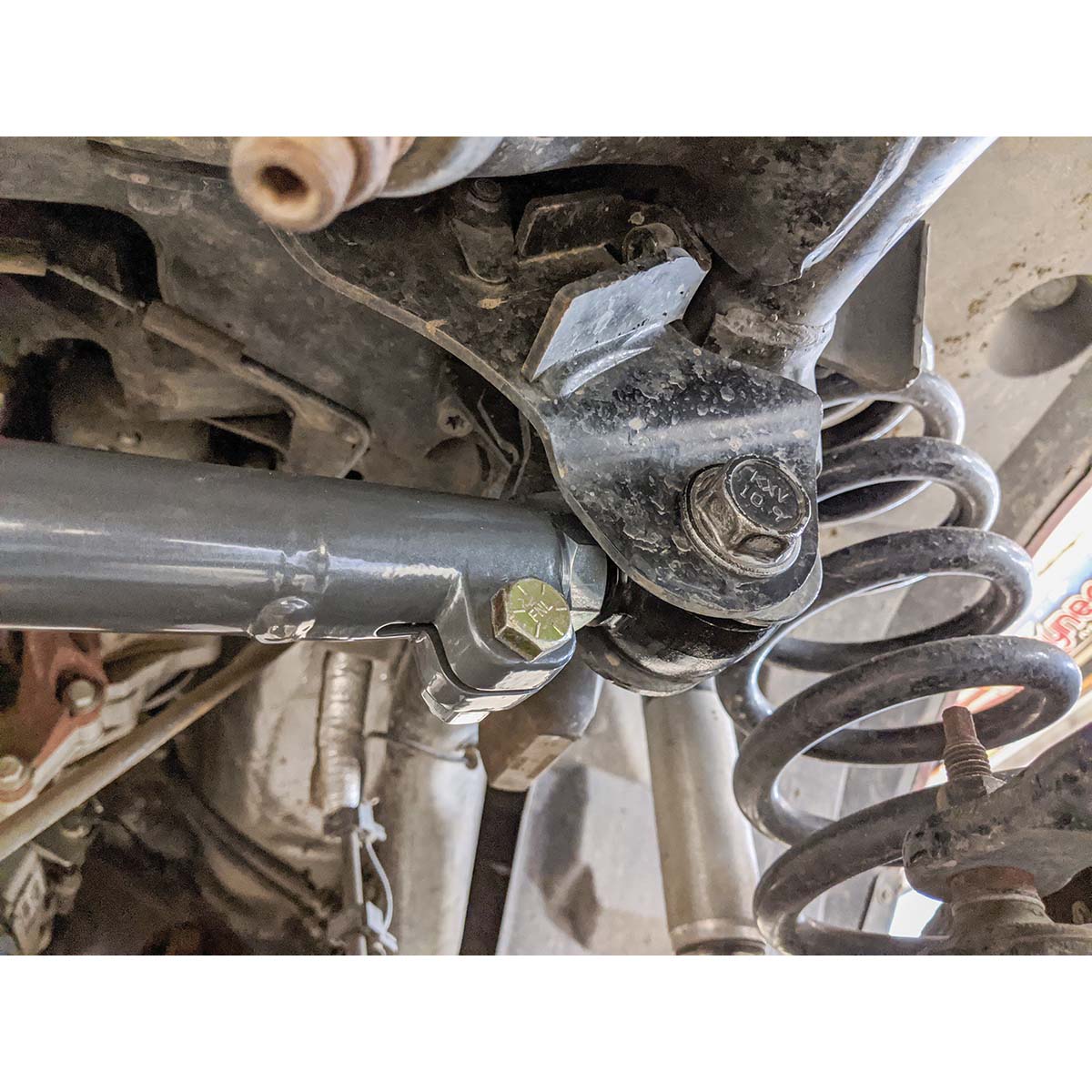 2014+ Cummins HD Adjustable Front Track Bar (8704-01)-Track Bar-Synergy MFG-8704-11-Dirty Diesel Customs