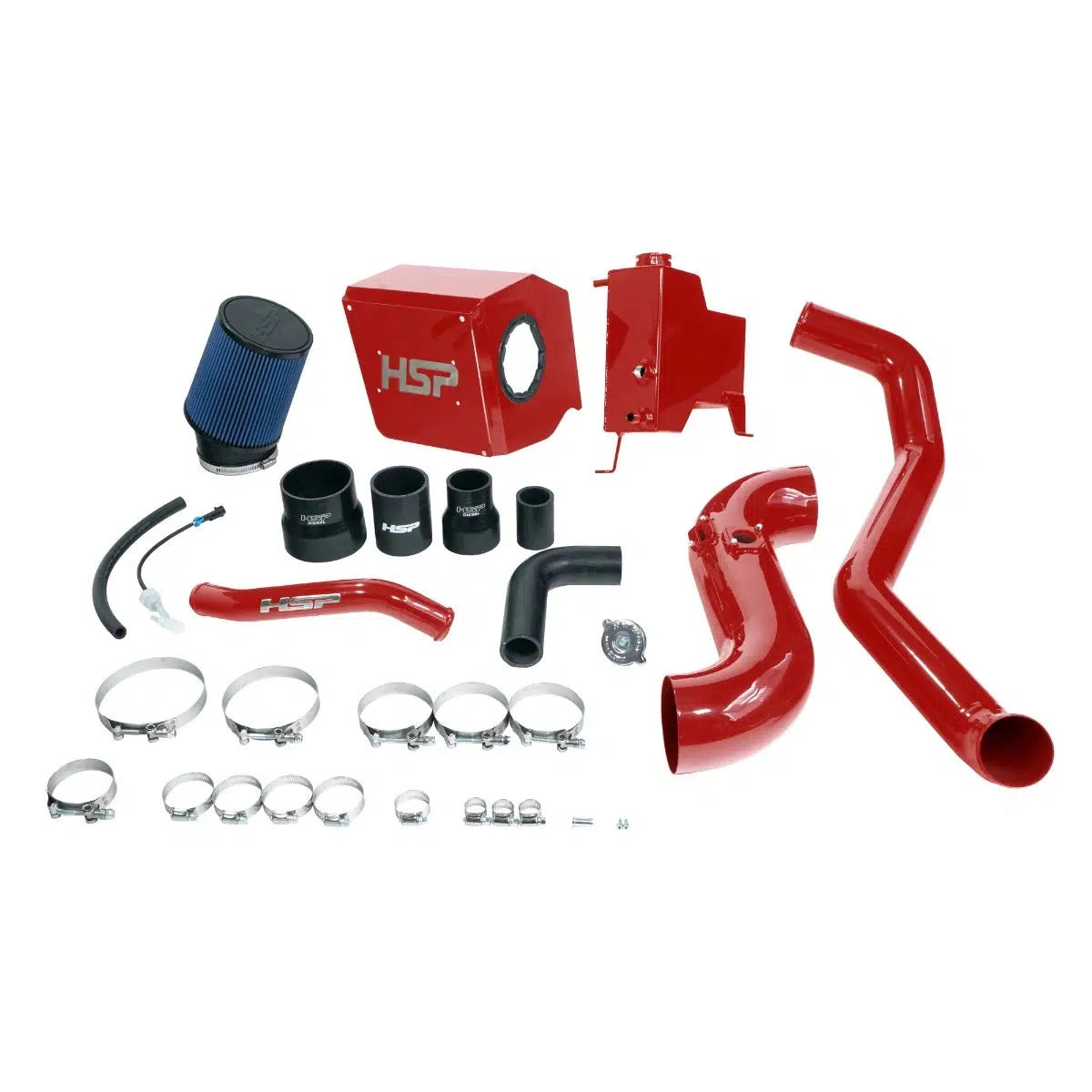 2015-2016 Duramax Deluxe No Bridge / Cold Side Bundle Kit (HSP-D-594-3-HSP)-Intake Kit-HSP Diesel-Dirty Diesel Customs