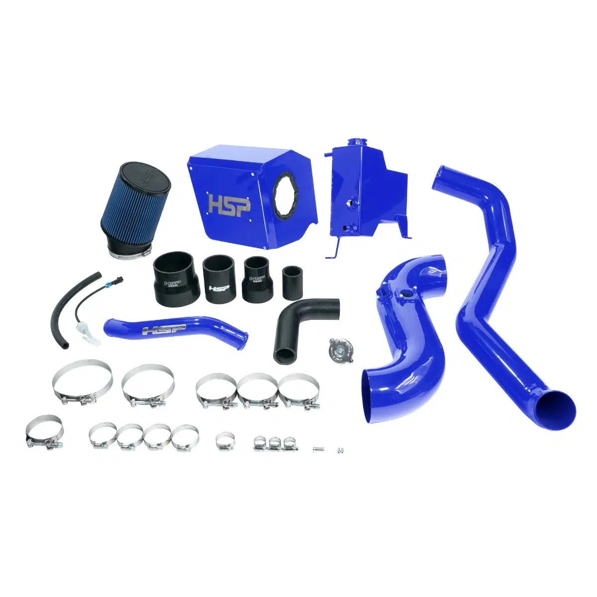 2015-2016 Duramax Deluxe No Bridge / Cold Side Bundle Kit (HSP-D-594-3-HSP)-Intake Kit-HSP Diesel-HSP-D-594-3-HSP-CB-Dirty Diesel Customs