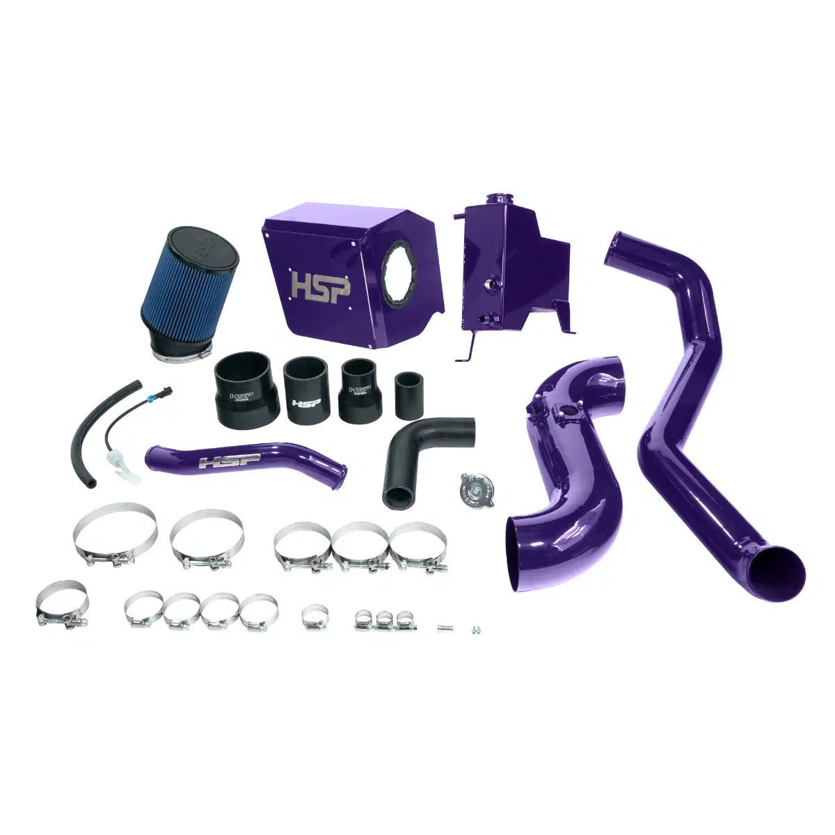 2015-2016 Duramax Deluxe No Bridge / Cold Side Bundle Kit (HSP-D-594-3-HSP)-Intake Kit-HSP Diesel-HSP-D-594-3-HSP-CP-Dirty Diesel Customs