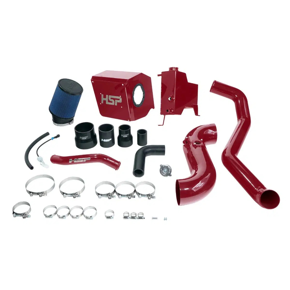 2015-2016 Duramax Deluxe No Bridge / Cold Side Bundle Kit (HSP-D-594-3-HSP)-Intake Kit-HSP Diesel-HSP-D-594-3-HSP-CR-Dirty Diesel Customs