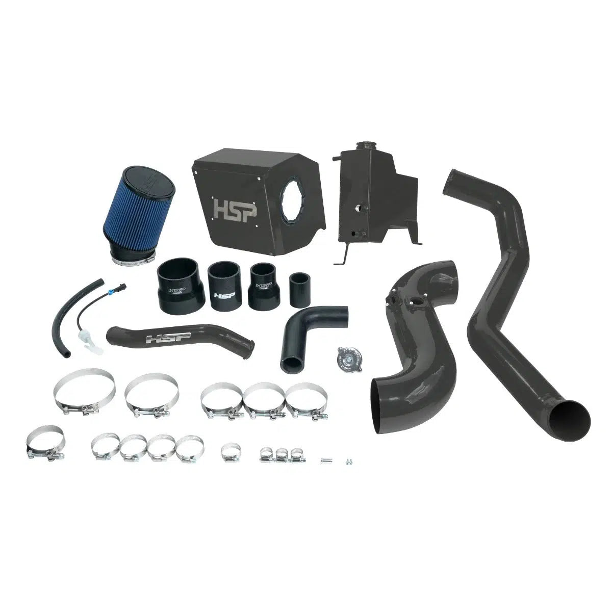 2015-2016 Duramax Deluxe No Bridge / Cold Side Bundle Kit (HSP-D-594-3-HSP)-Intake Kit-HSP Diesel-HSP-D-594-3-HSP-DG-Dirty Diesel Customs