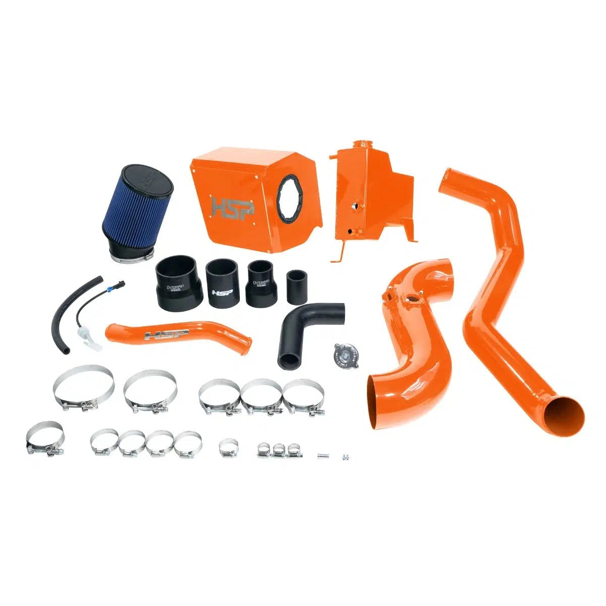 2015-2016 Duramax Deluxe No Bridge / Cold Side Bundle Kit (HSP-D-594-3-HSP)-Intake Kit-HSP Diesel-HSP-D-594-3-HSP-O-Dirty Diesel Customs