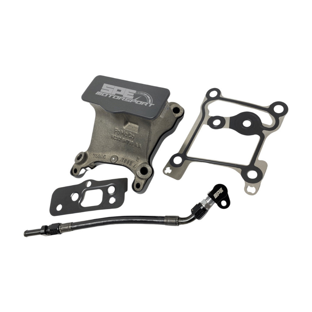 2015-2016 Powerstroke 17-19 Turbo Pedestal Conversion Kit (SPE-S100153)-Turbo Pedestal-SPE Motorsport-Dirty Diesel Customs