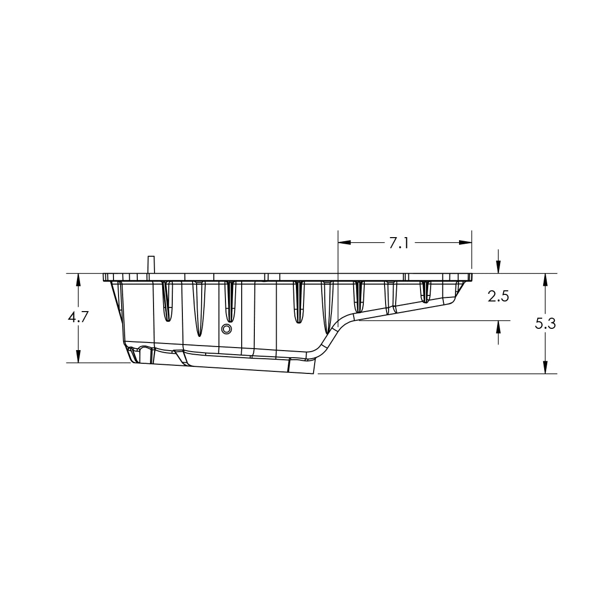 2015-2020 GMC 8L90 HD Deep Transmission Pan (128051700)-Transmission Pan-PPE-Dirty Diesel Customs