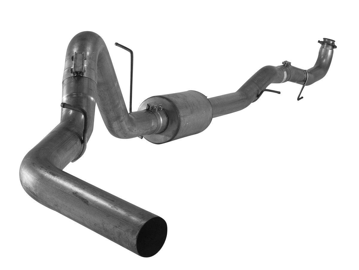 2015.5-2016 Duramax 4" Downpipe Back Exhaust w/ Muffler (FLO 871)-Downpipe Back Exhaust System-Flo-Pro-431018-Dirty Diesel Customs