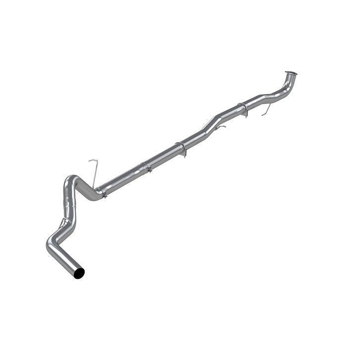 2015.5-2016 Duramax 4" Downpipe Back Race Exhaust System - No Muffler (C6045PLM)-Downpipe Back Exhaust System-P1 Performance Products-C6045PLM-Dirty Diesel Customs