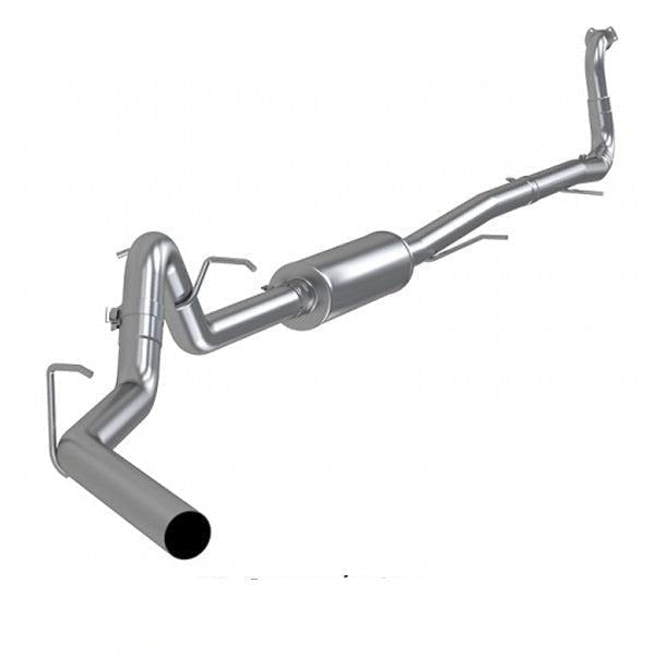 2016-2018 Duramax 3" Performance Series Turbo-back Race Exhaust System w/ Muffler (C6057P)-Turbo Back Exhaust System-P1 Performance Products-C6057P-Dirty Diesel Customs