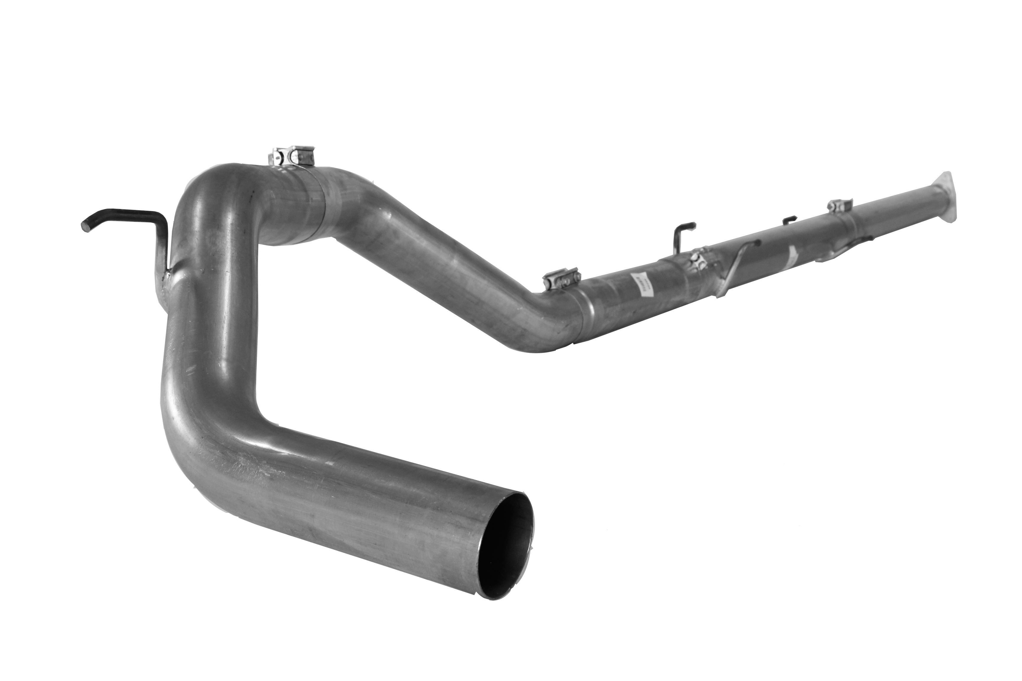 2016-2019 Nissan Cummins 4" Downpipe Back Exhaust - No Muffler (FLO 878NM)-Downpipe Back Exhaust System-Flo-Pro-441002-Dirty Diesel Customs